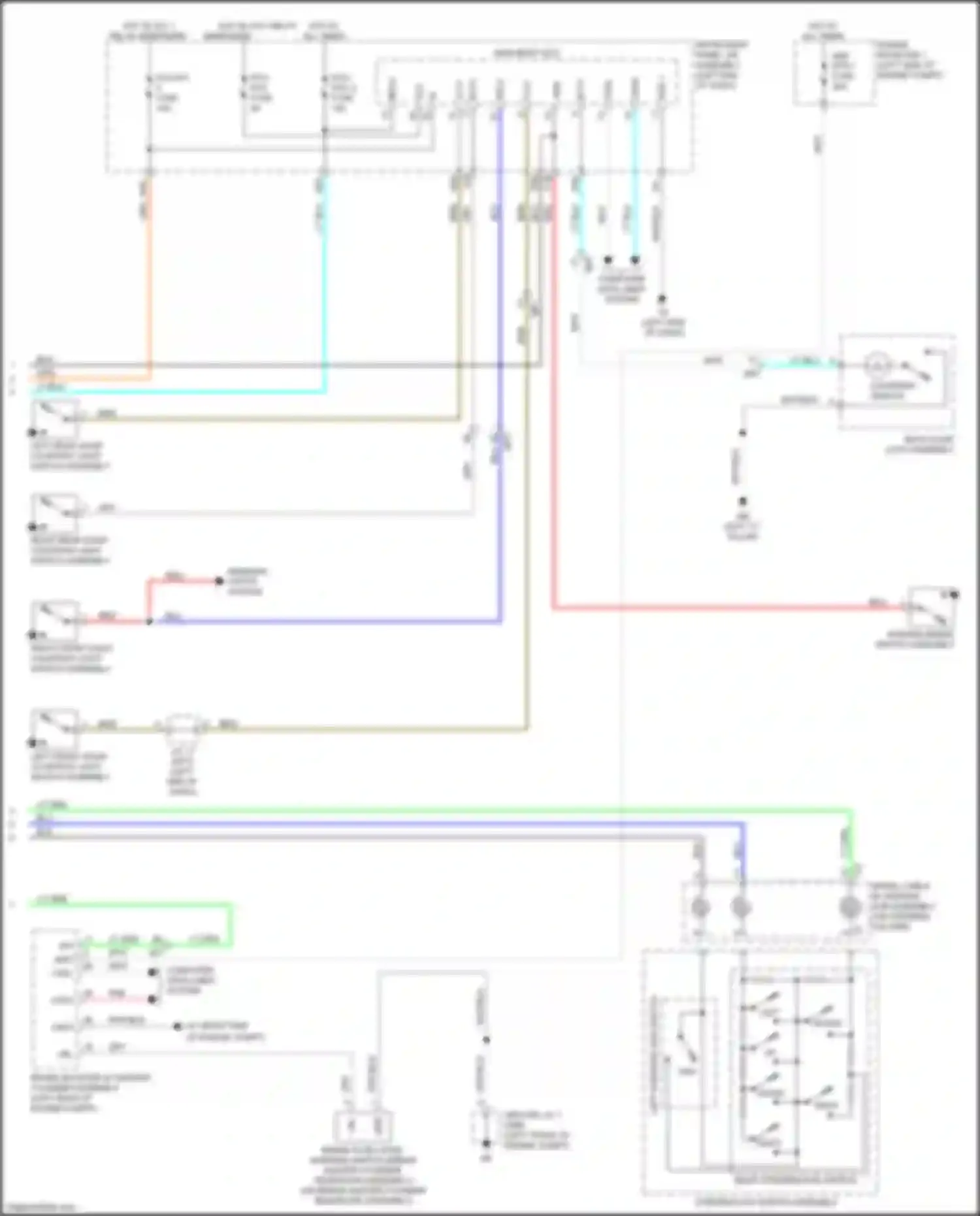 Aqua Toyota II (2021-2024): Instrument cluster circuit (3 of 3)
