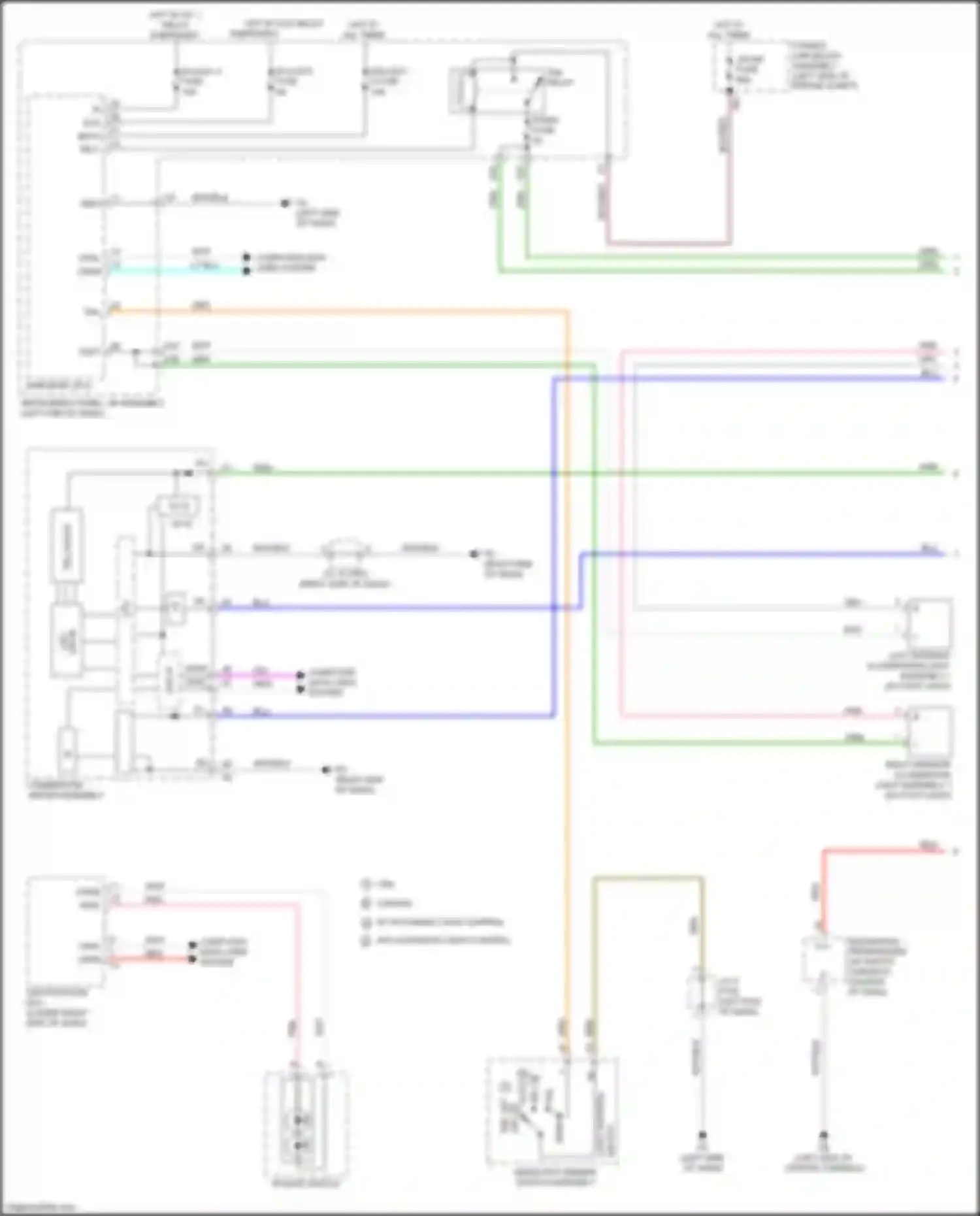Aqua Toyota II (2021-2024): Instrument illumination circuit (1 of 4)