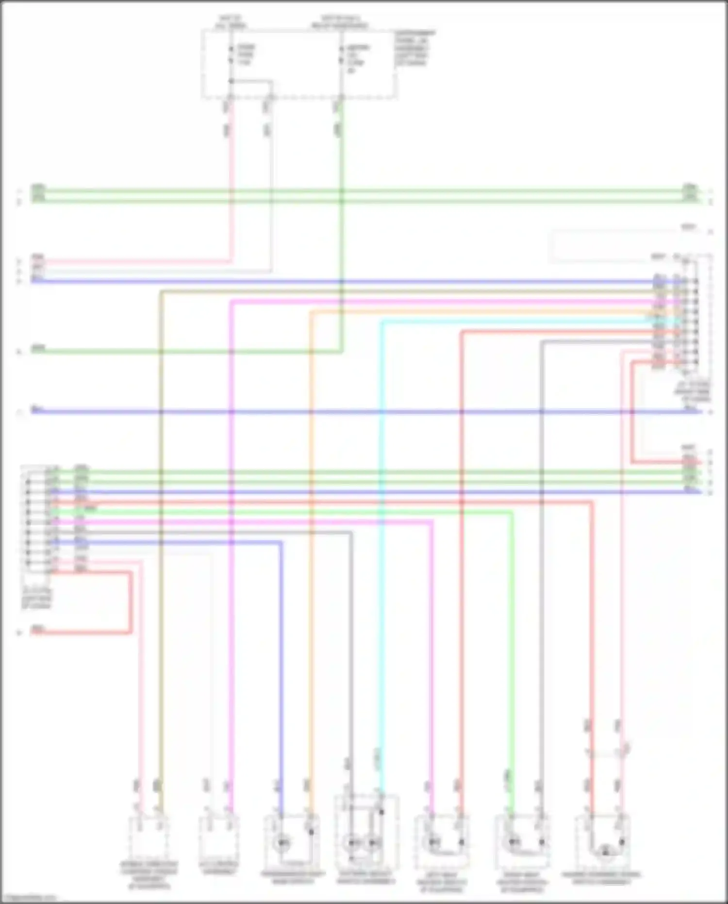 Aqua Toyota II (2021-2024): Instrument illumination circuit (2 of 4)