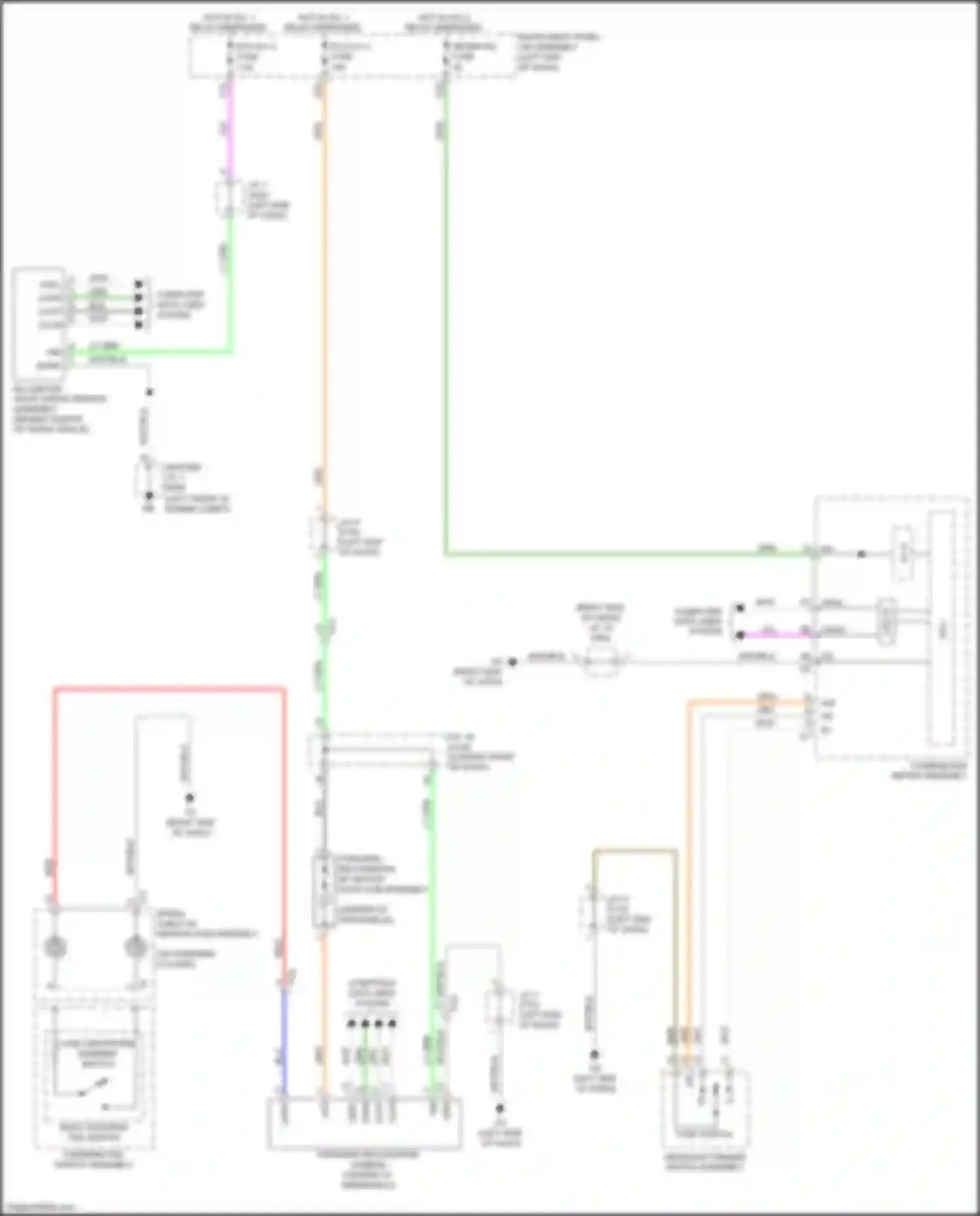 Aqua Toyota II (2021-2024): Lane departure warning circuit