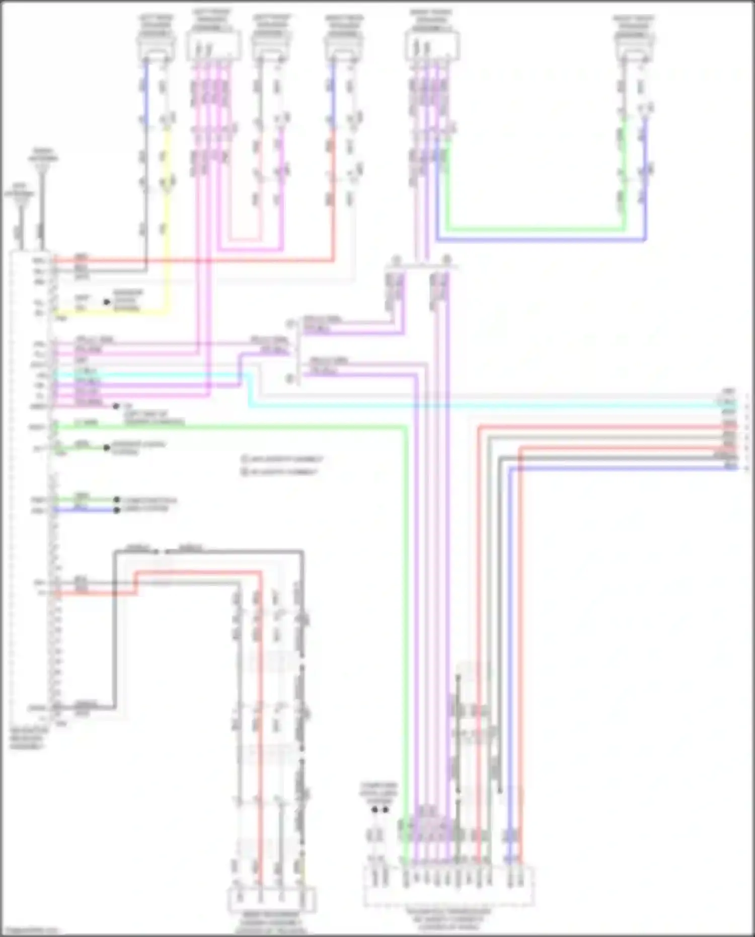 Aqua Toyota II (2021-2024): Navigation circuit, w/ built-in amplifier (1 of 3)
