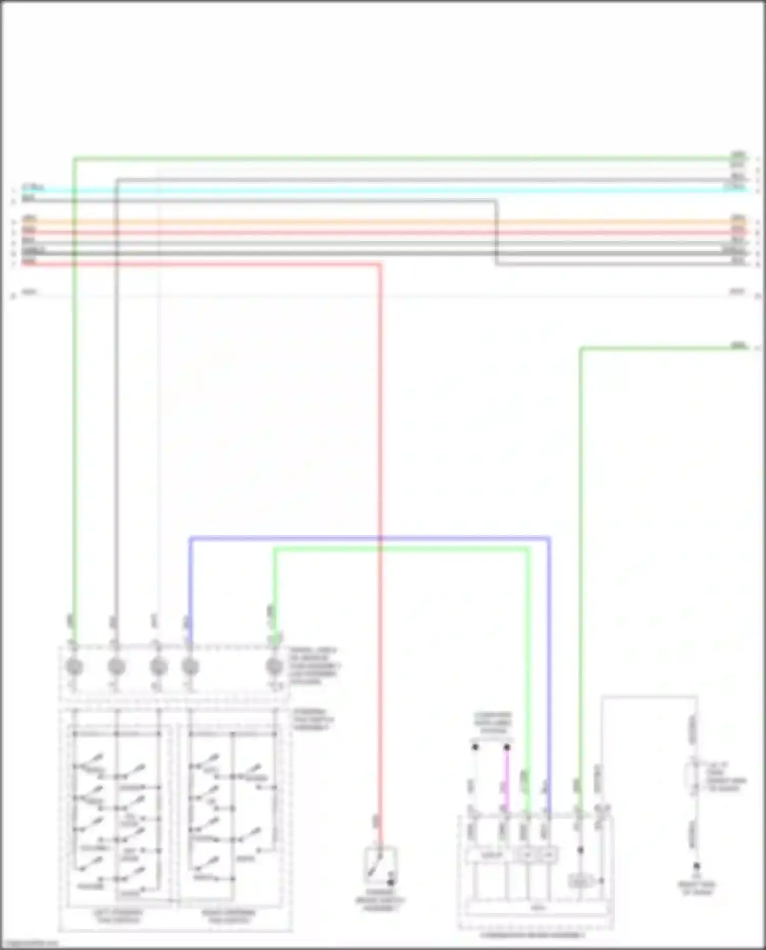 Aqua Toyota II (2021-2024): Navigation circuit, w/ separate amplifier (2 of 4)