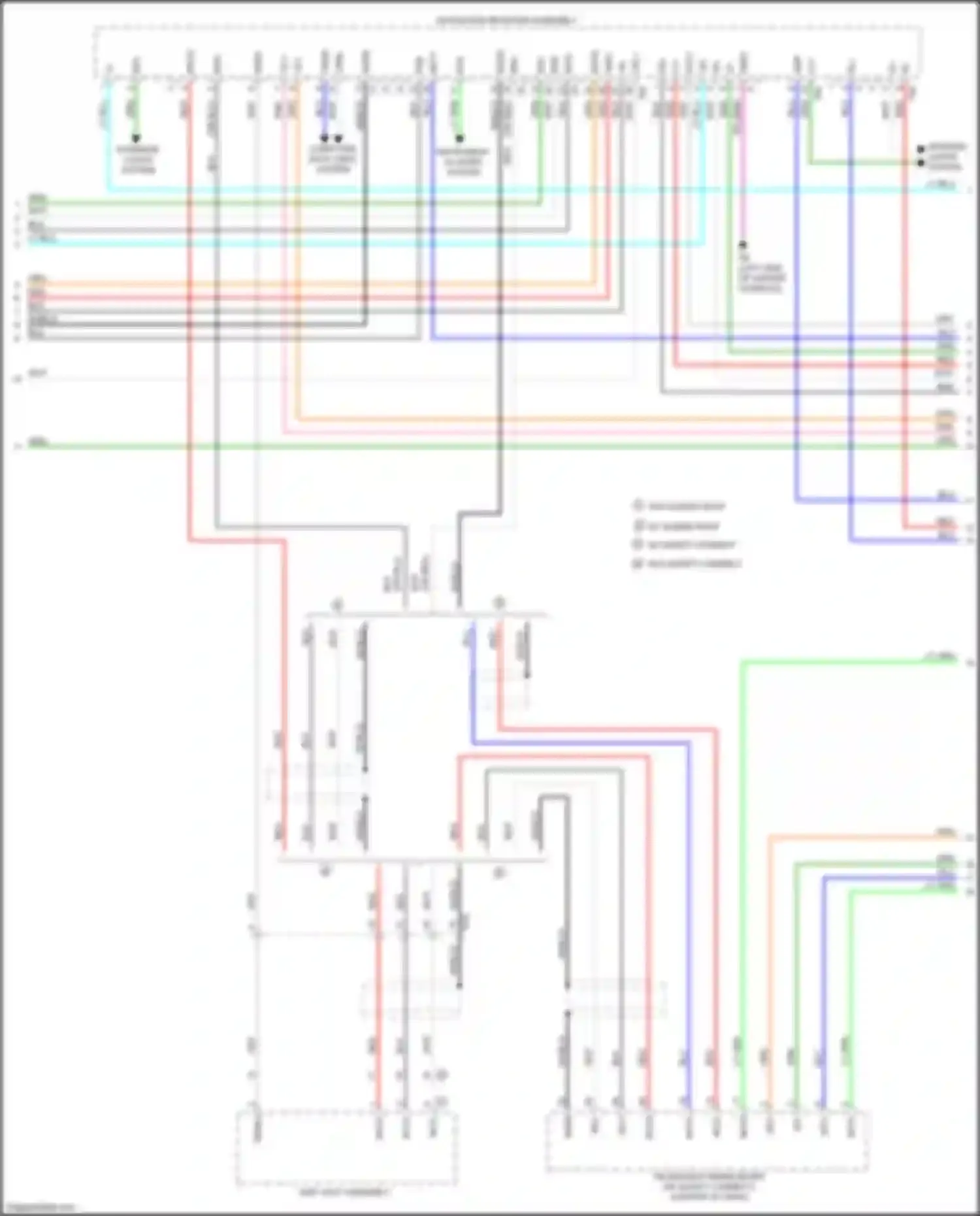 Aqua Toyota II (2021-2024): Navigation circuit, w/ separate amplifier (3 of 4)
