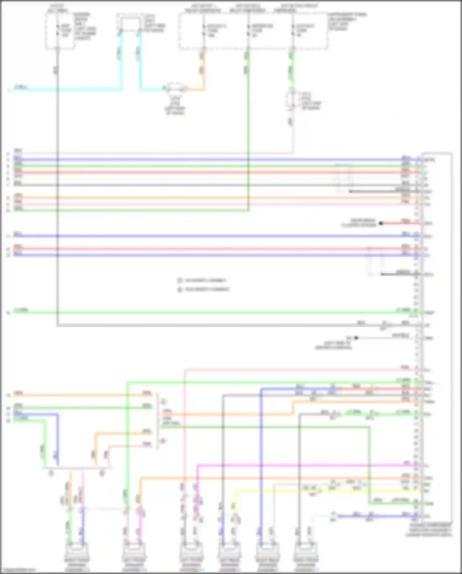 Aqua Toyota II (2021-2024): Navigation circuit, w/ separate amplifier (4 of 4)