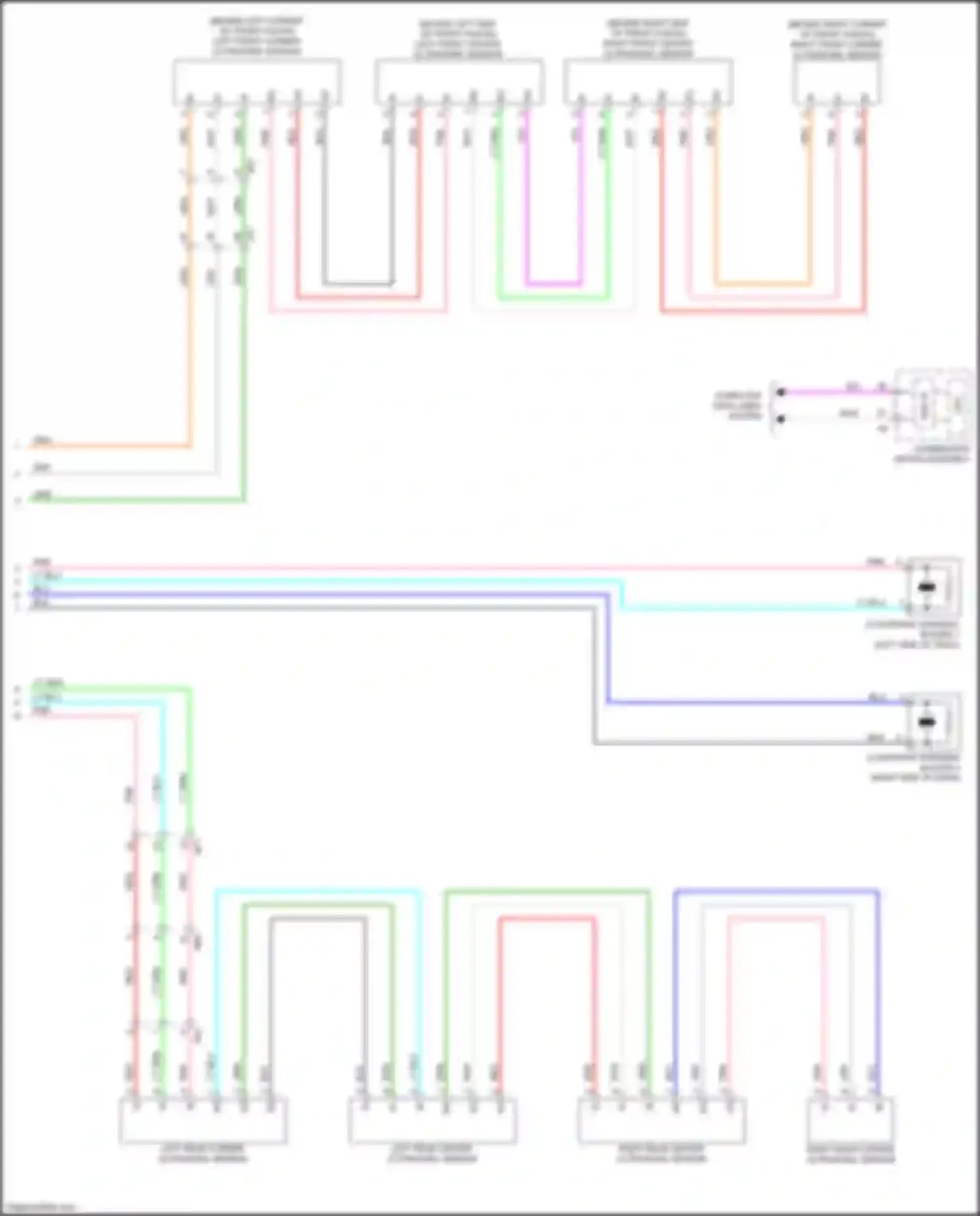 Aqua Toyota II (2021-2024): Parking assistant circuit (2 of 2)
