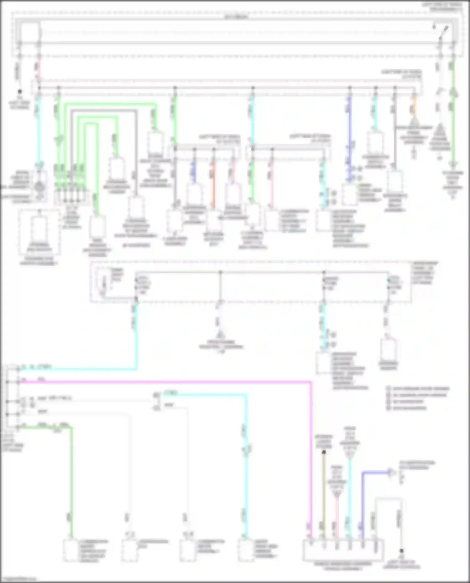 Aqua Toyota II (2021-2024): Power distribution circuit (2 of 5)