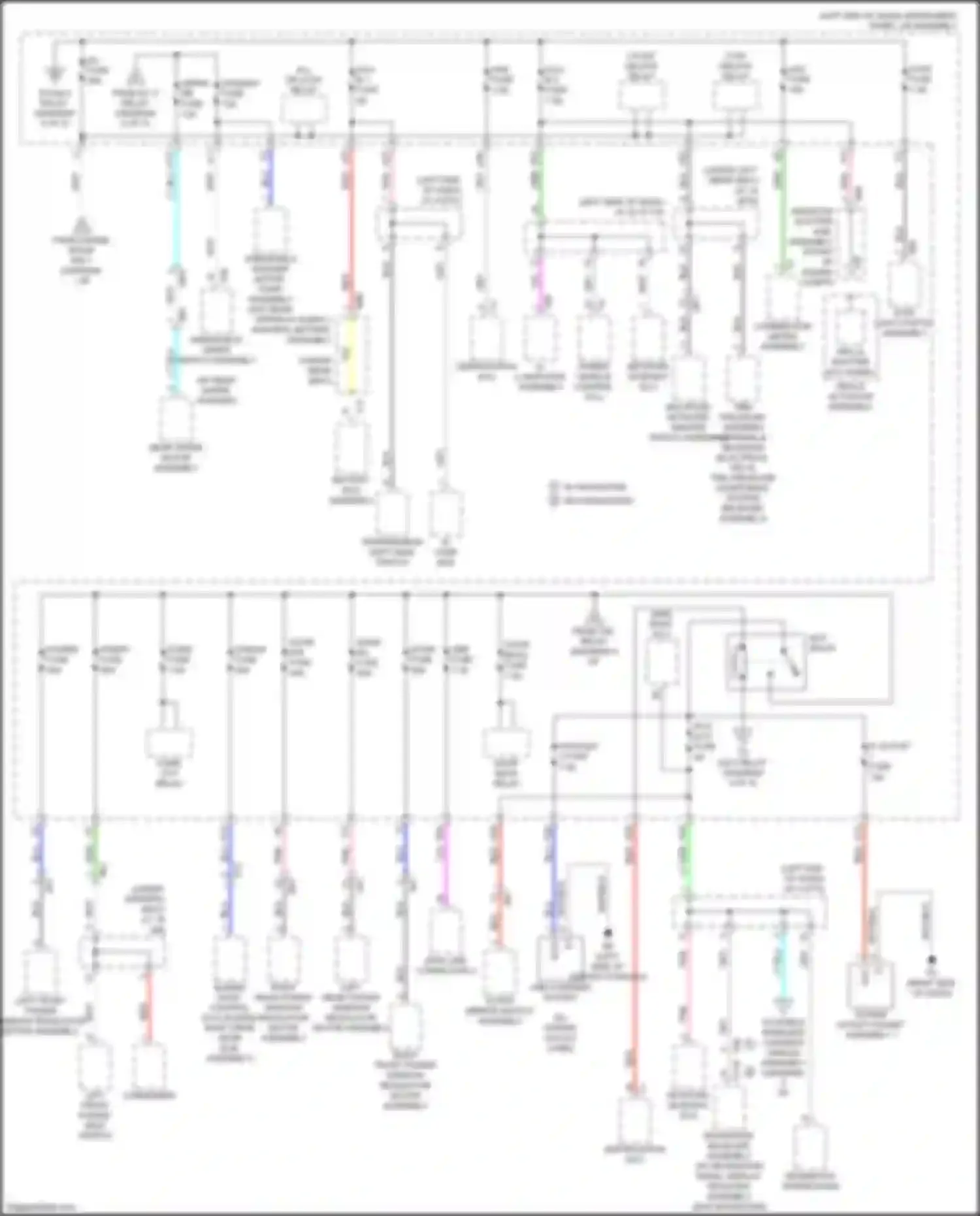 Aqua Toyota II (2021-2024): Power distribution circuit (3 of 5)