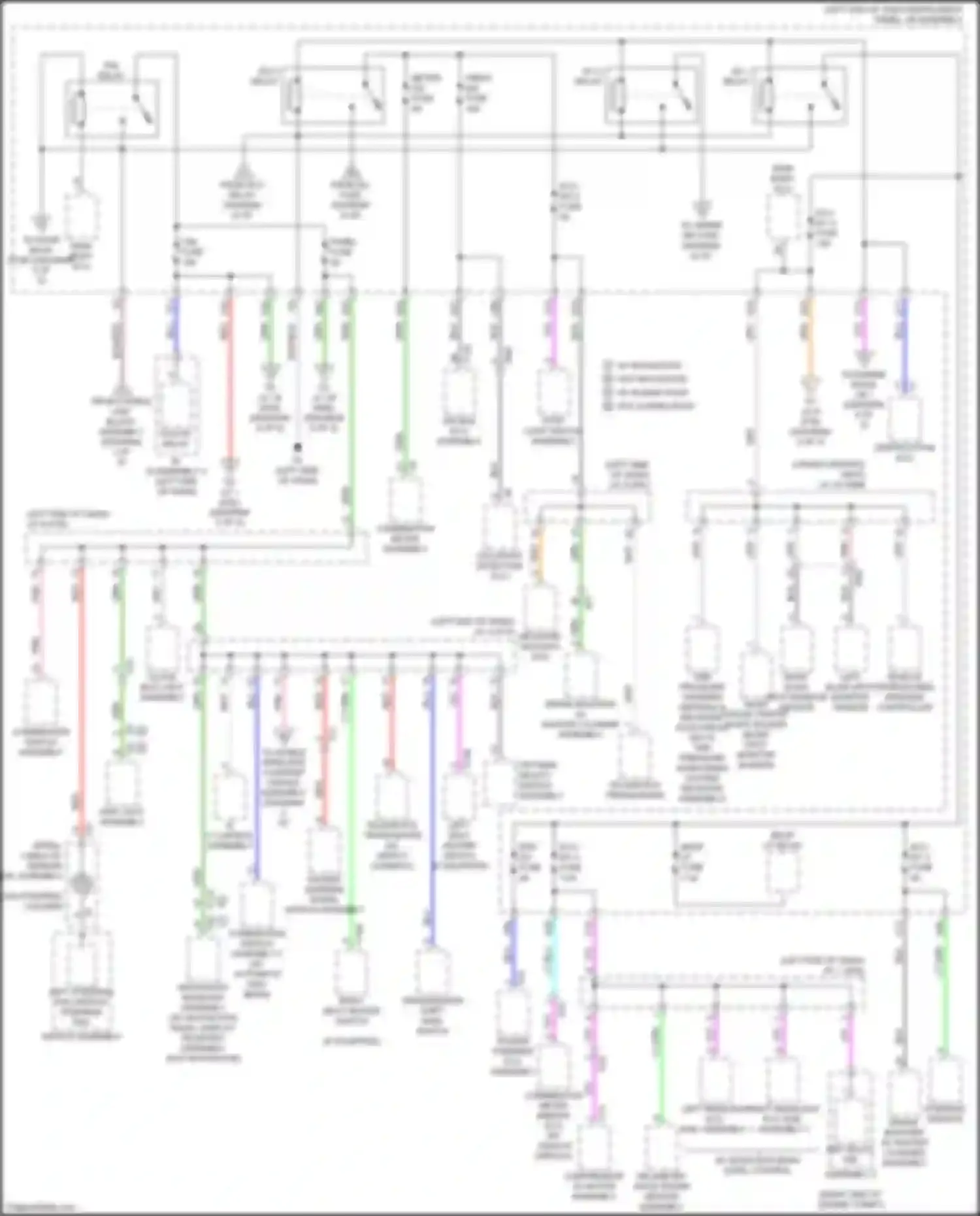 Aqua Toyota II (2021-2024): Power distribution circuit (4 of 5)