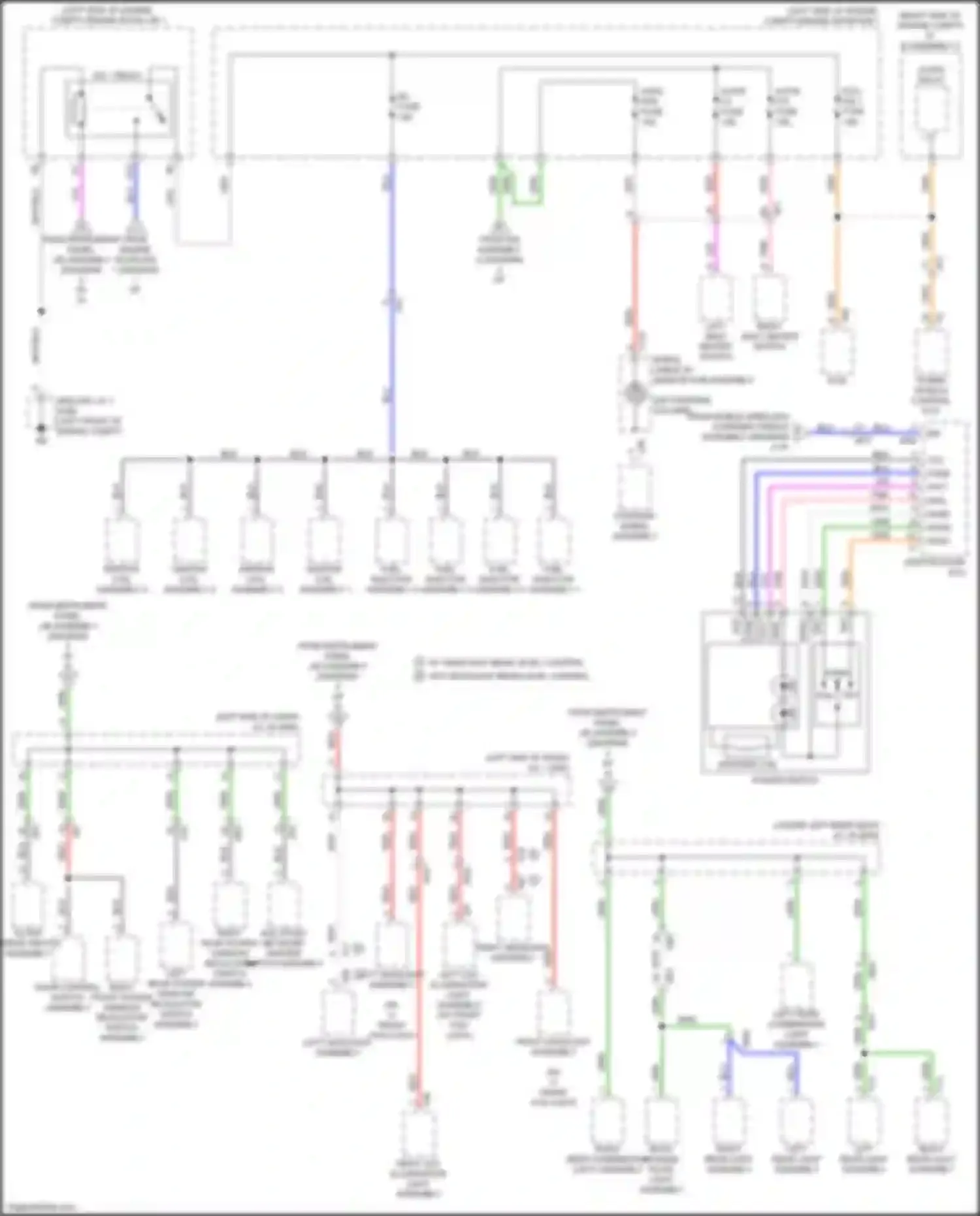 Aqua Toyota II (2021-2024): Power distribution circuit (5 of 5)