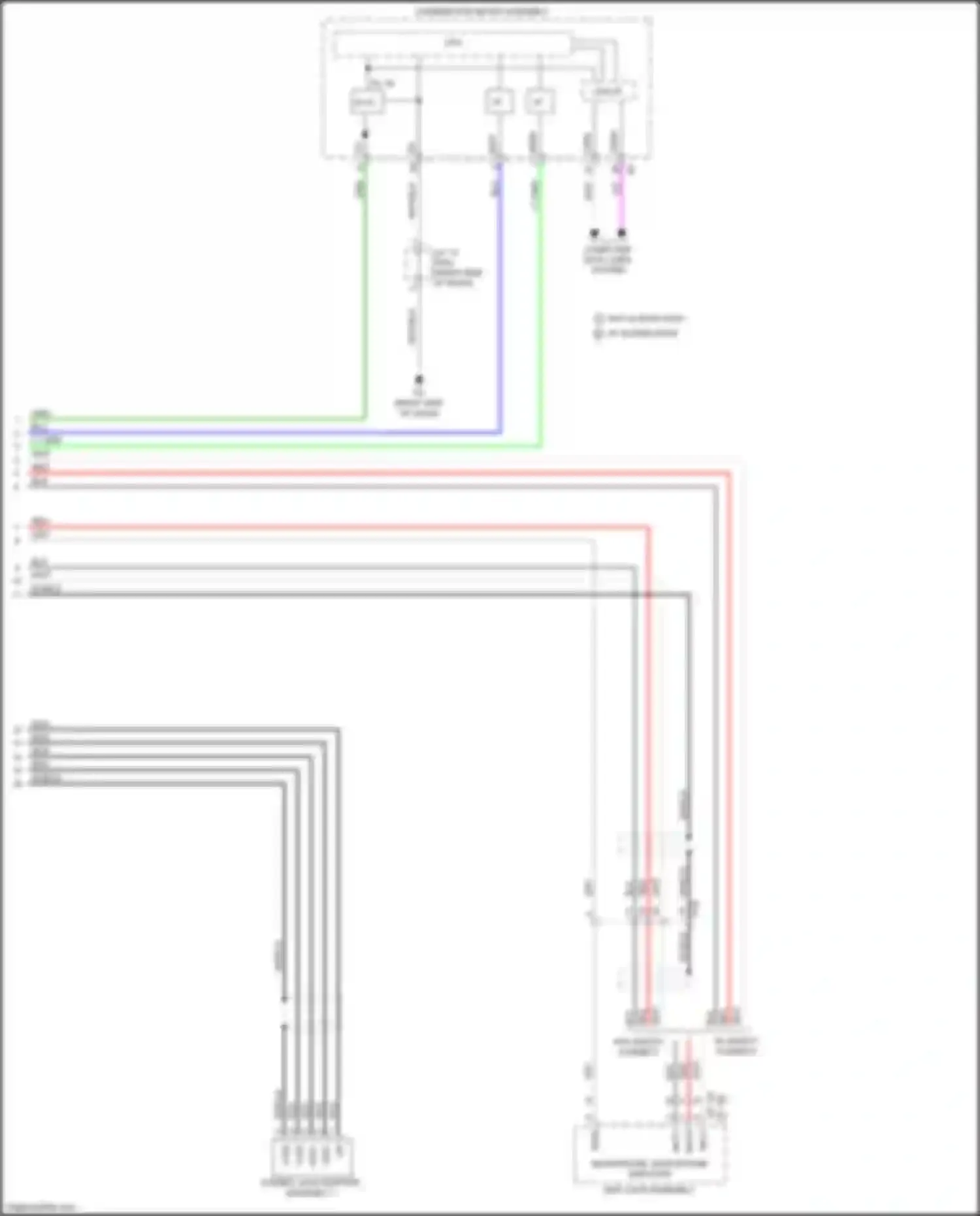 Aqua Toyota II (2021-2024): Radio circuit, w/ built-in amplifier w/o navigation (3 of 3)