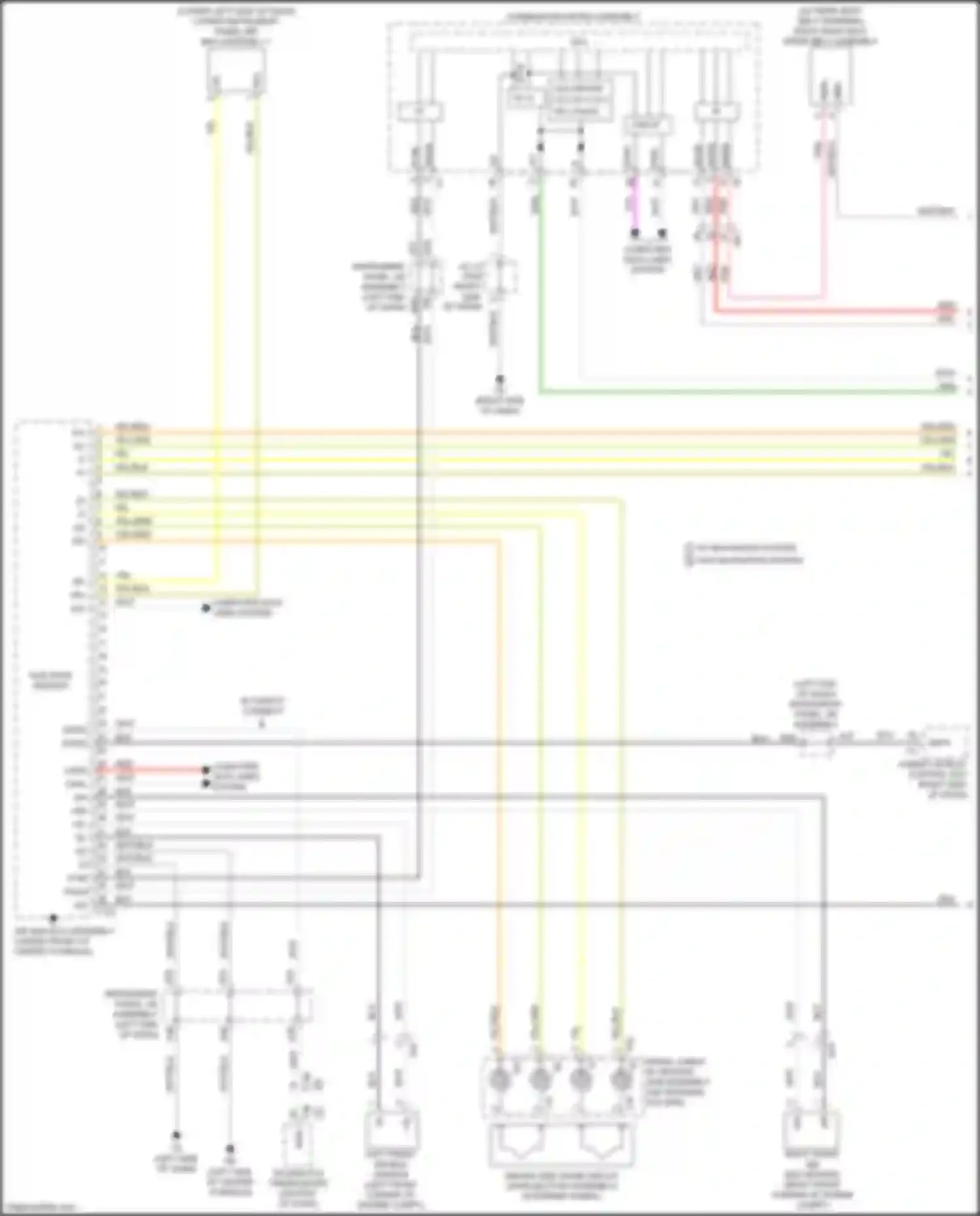 Aqua Toyota II (2021-2024): Supplemental restraints circuit (1 of 3)