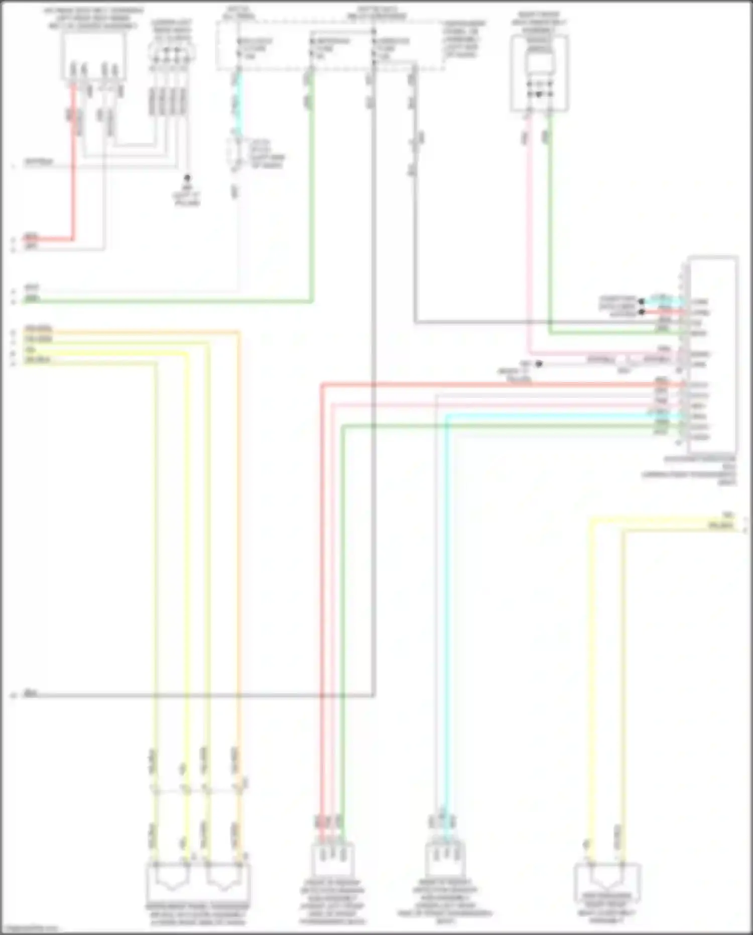 Aqua Toyota II (2021-2024): Supplemental restraints circuit (2 of 3)