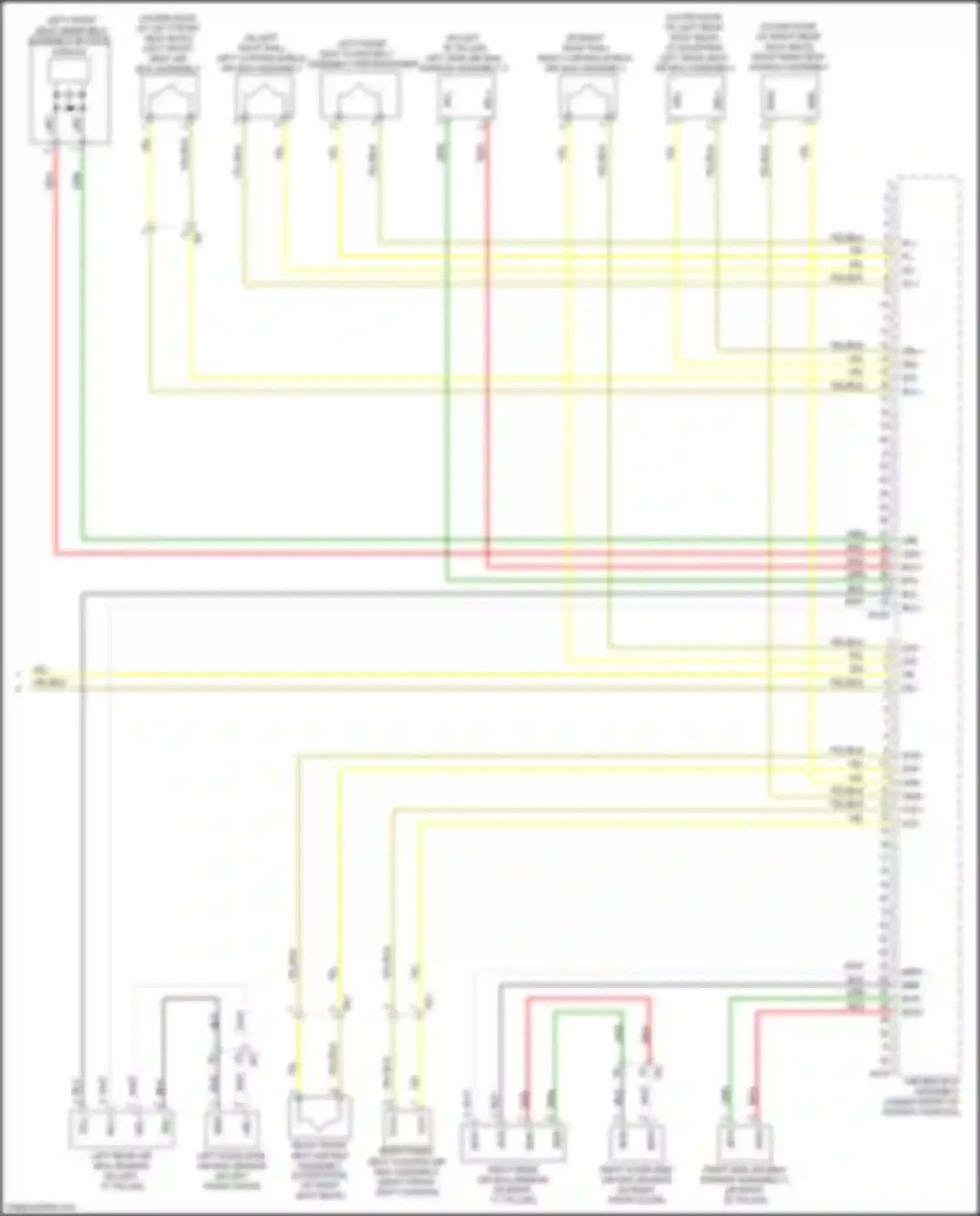 Aqua Toyota II (2021-2024): Supplemental restraints circuit (3 of 3)