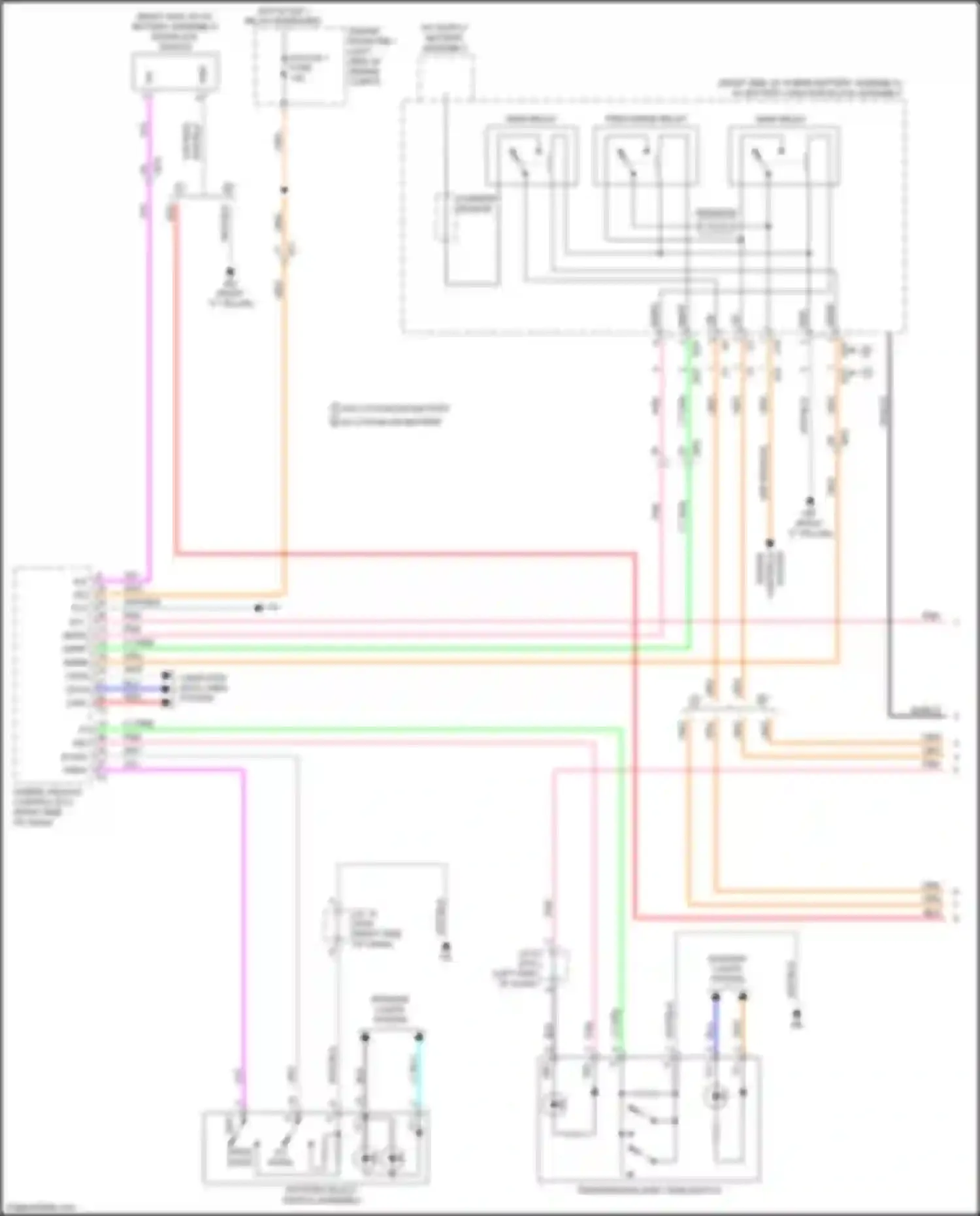 Aqua Toyota II (2021-2024): Transmission circuit (1 of 4)
