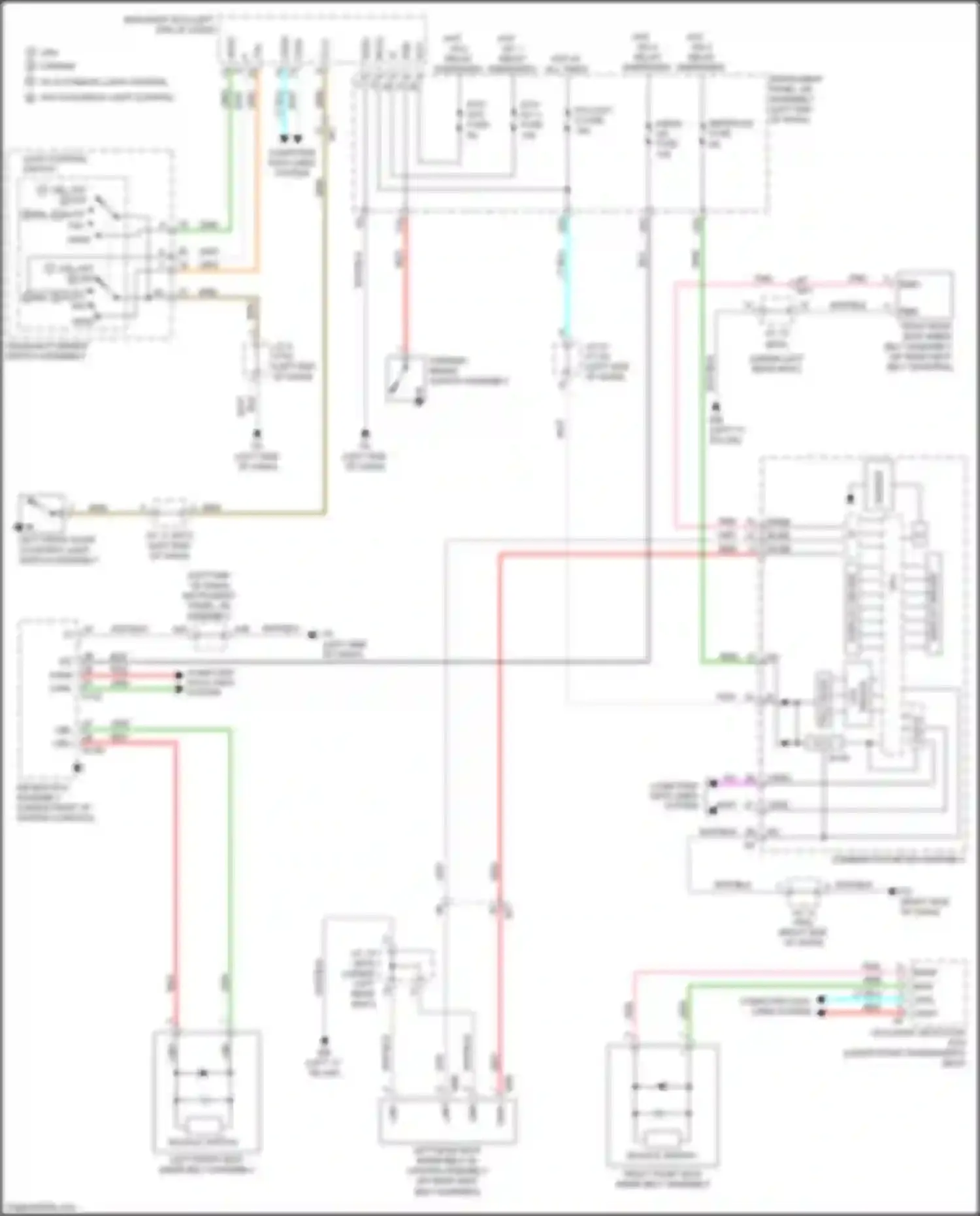 Aqua Toyota II (2021-2024): Chime circuit