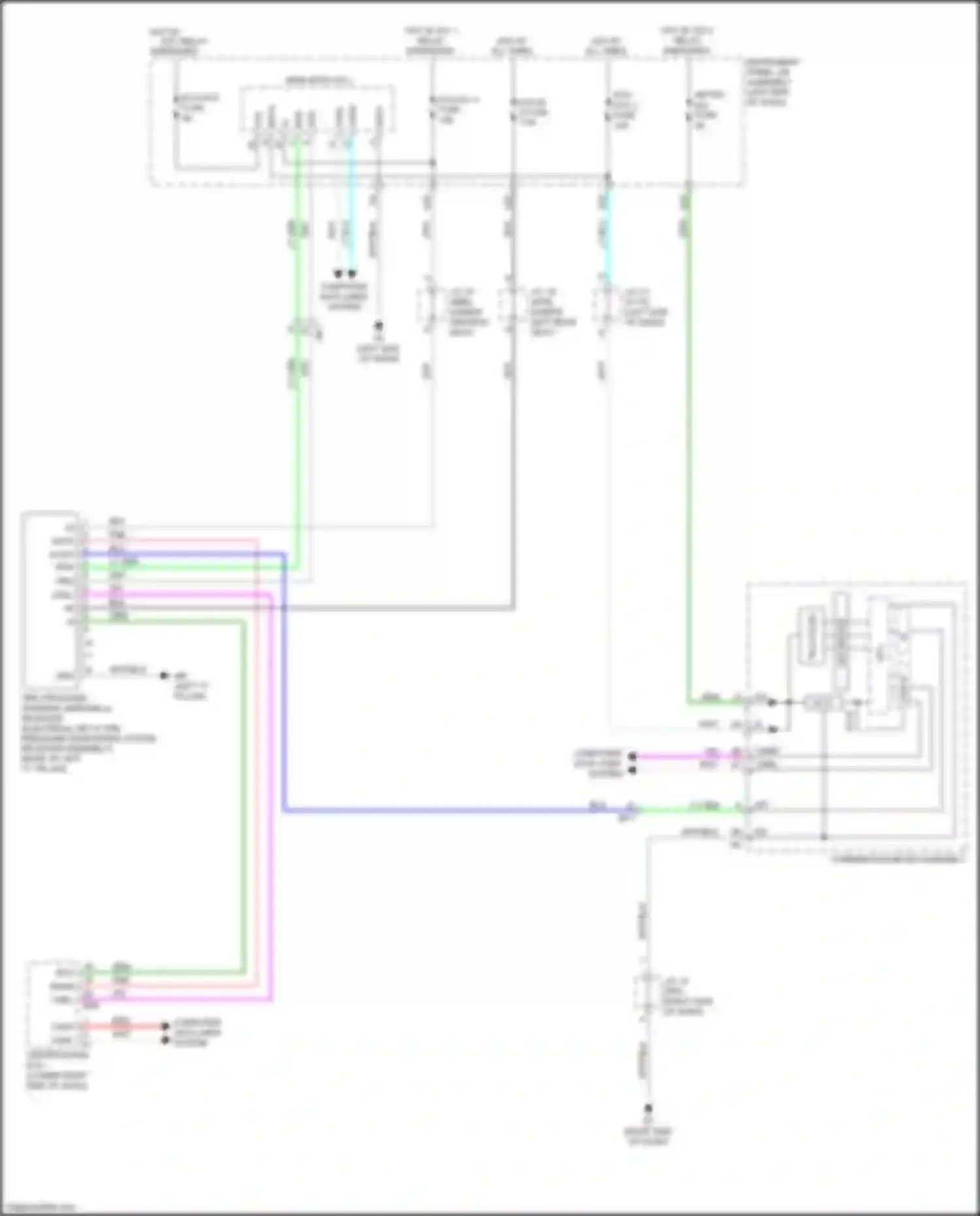 Aqua Toyota II (2021-2024): Tire pressure monitoring circuit