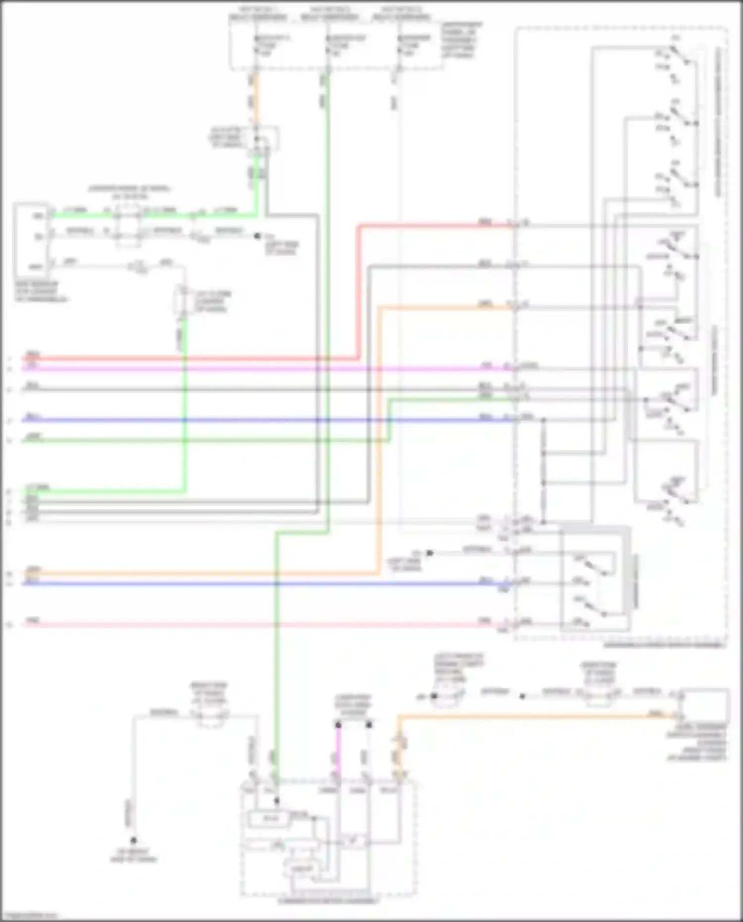 Aqua Toyota II (2021-2024): Front wiper/washer circuit, w/ auto wiper system (2 of 2)