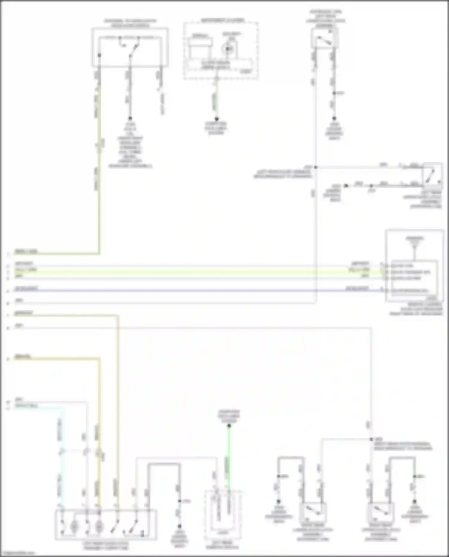 Wiring diagram extended cab for Toyota Aurion II (2012-2017) (1 of 1)