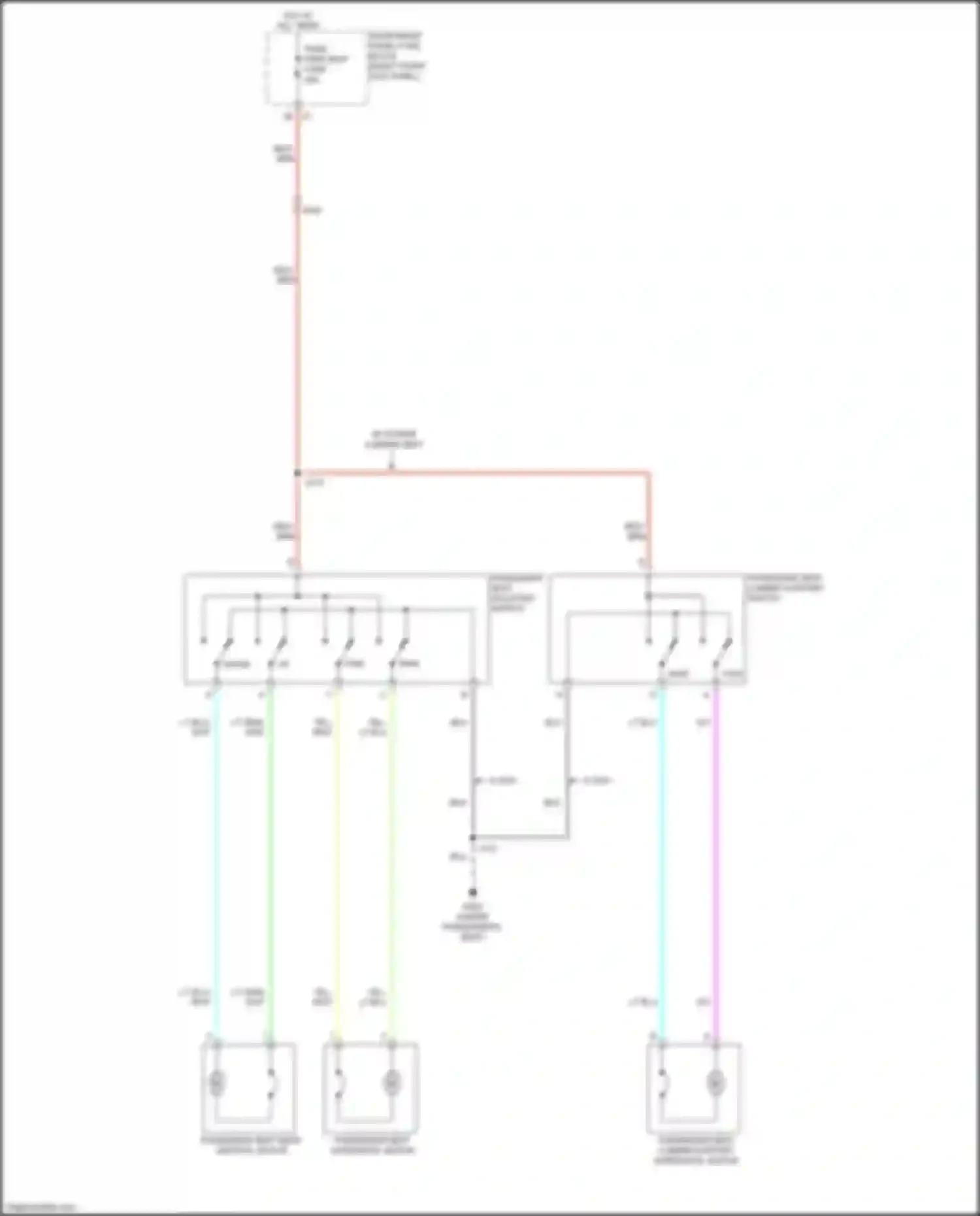 Wiring diagram instrument panel fuse block for Toyota Aurion II (2012-2017) (1 of 7)