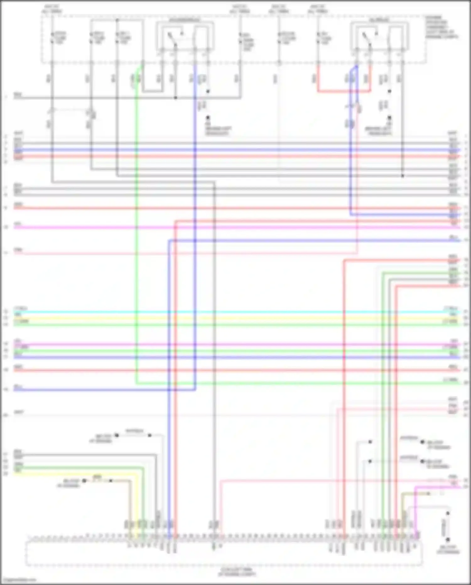 Auris Toyota E180 facelift (2015-2018): Wiring diagram engine performance 1.8l (2 of 7)