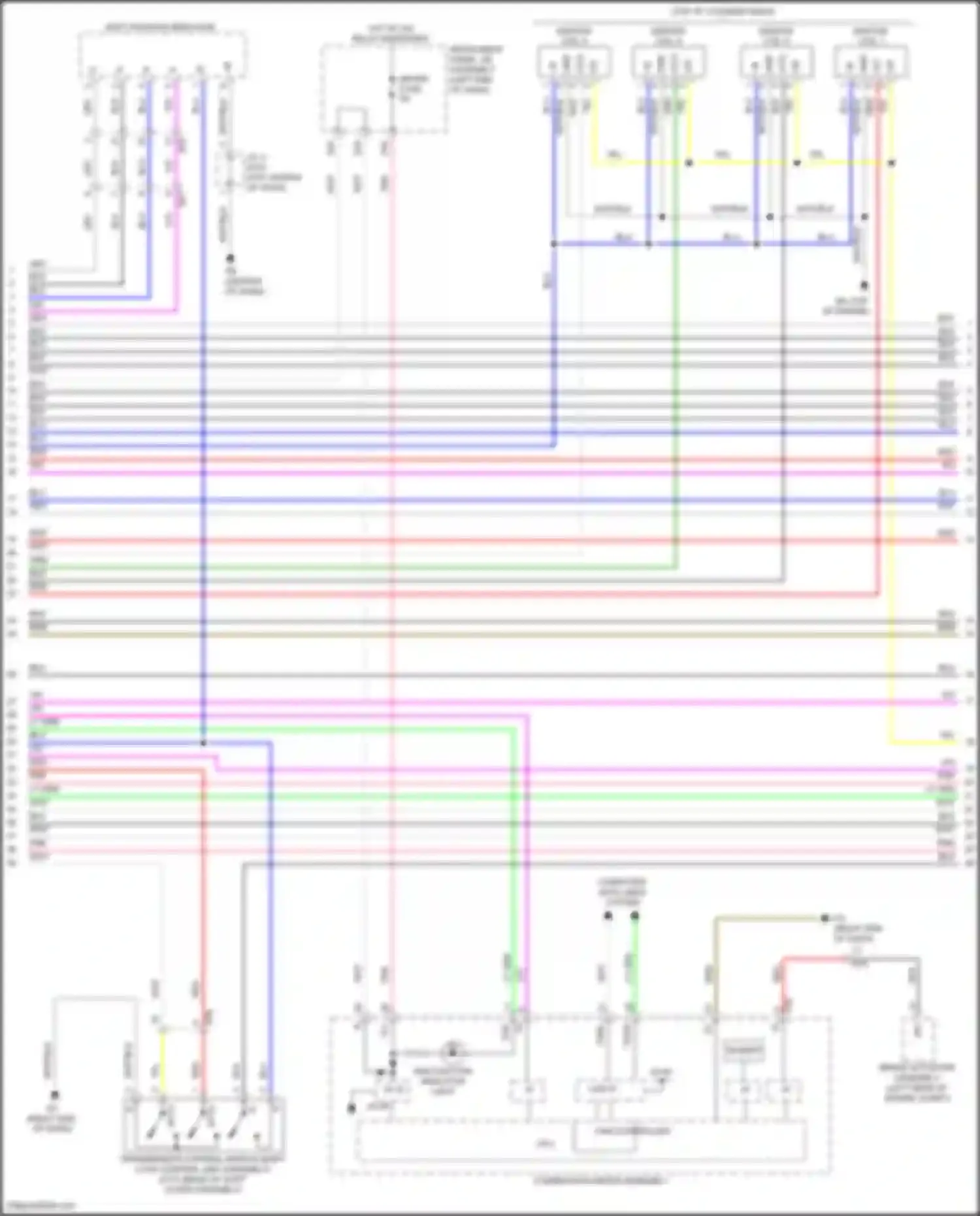 Auris Toyota E180 facelift (2015-2018): Wiring diagram engine performance 1.8l (4 of 7)