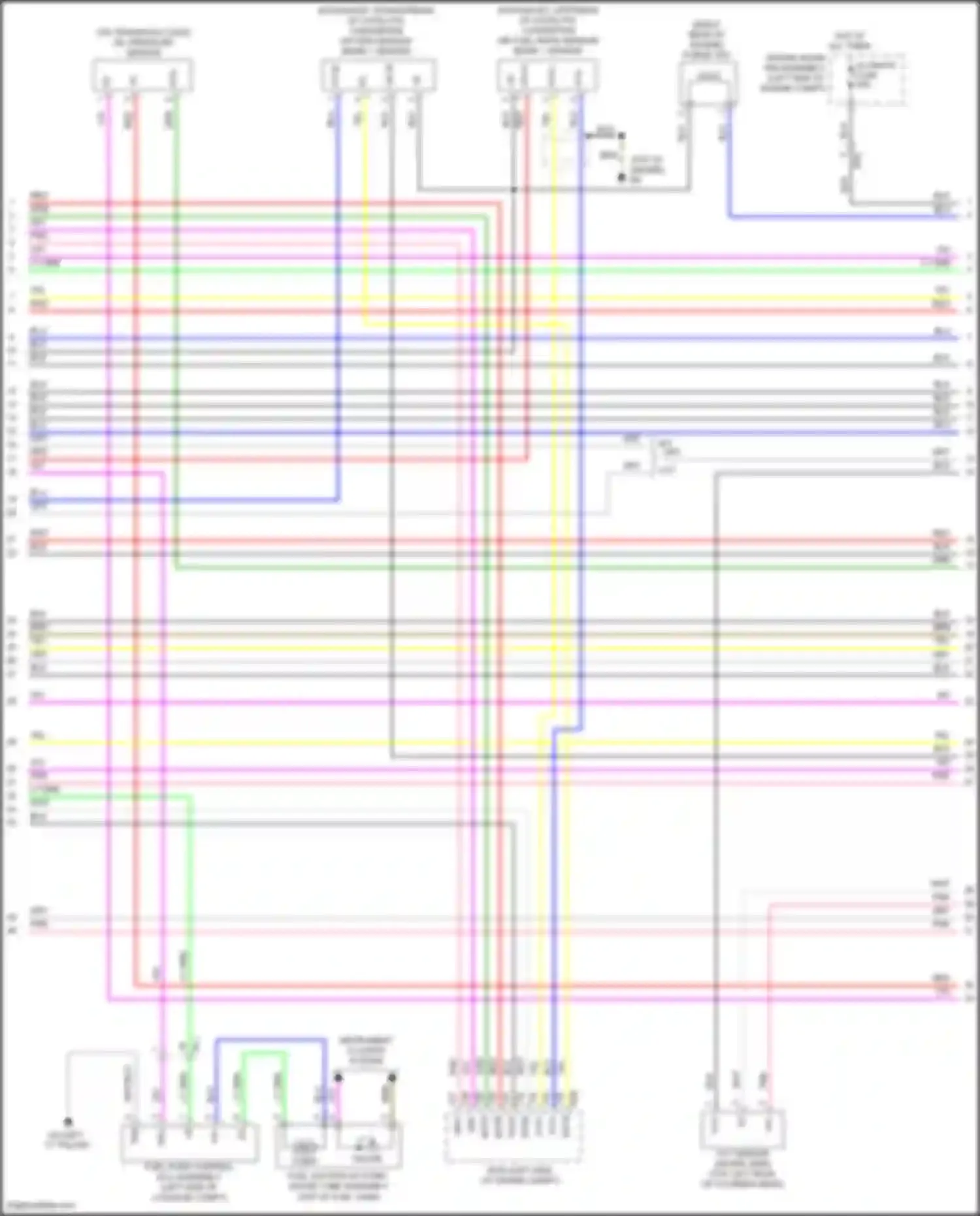 Auris Toyota E180 facelift (2015-2018): Wiring diagram engine performance 1.8l (6 of 7)