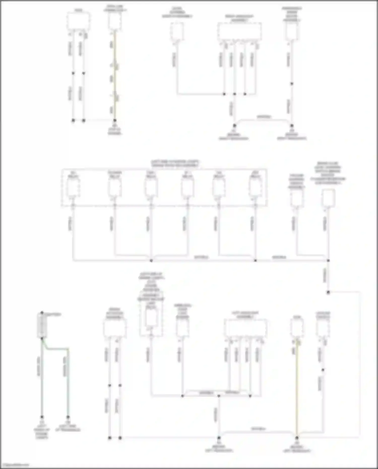 Auris Toyota E180 facelift (2015-2018): Ground distribution circuit (1 of 4)