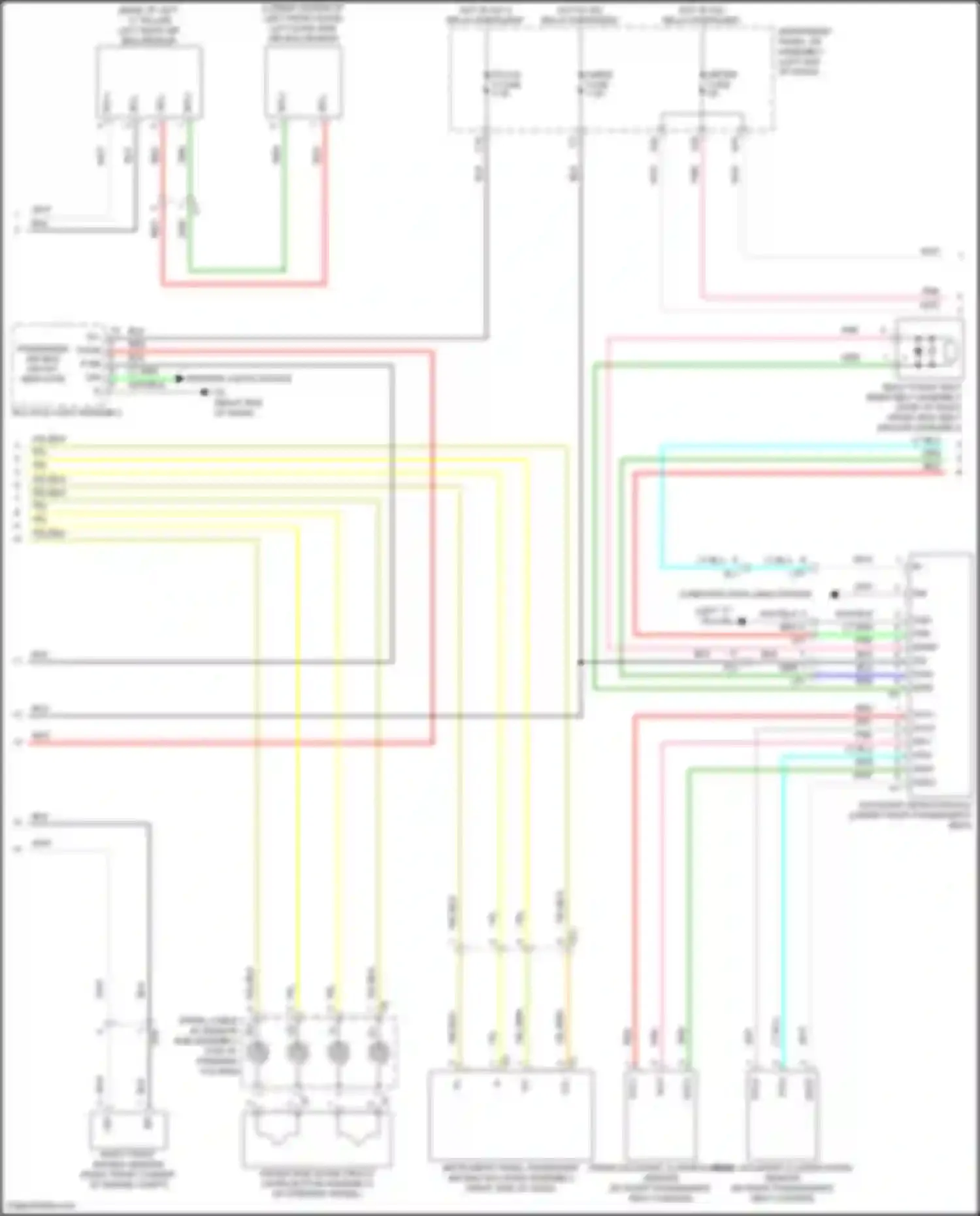 Auris Toyota E180 facelift (2015-2018): Supplemental restraints circuit (2 of 3)