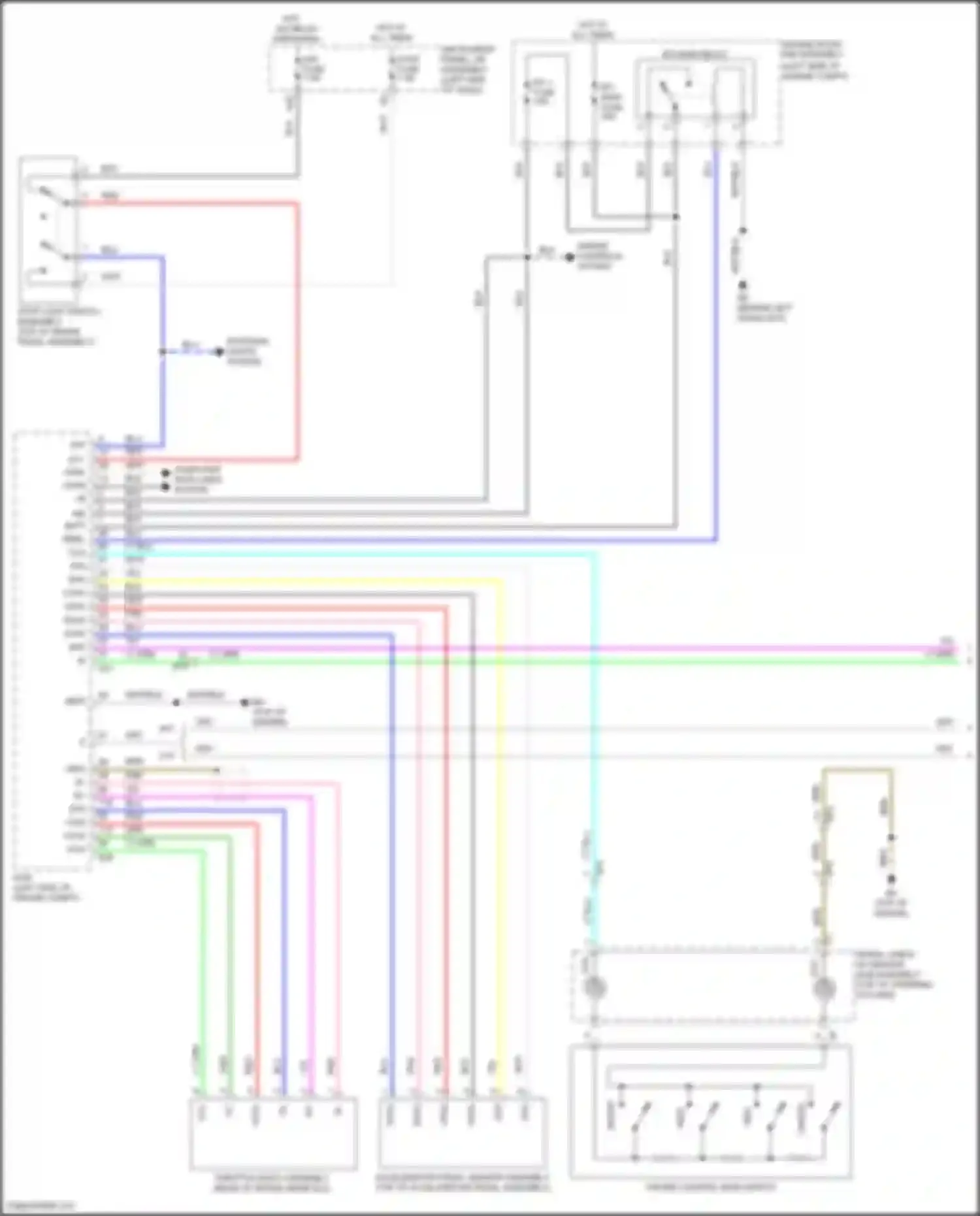 Wiring diagram engine controls system for Toyota Auris E180 facelift (2015-2018) (1 of 5)