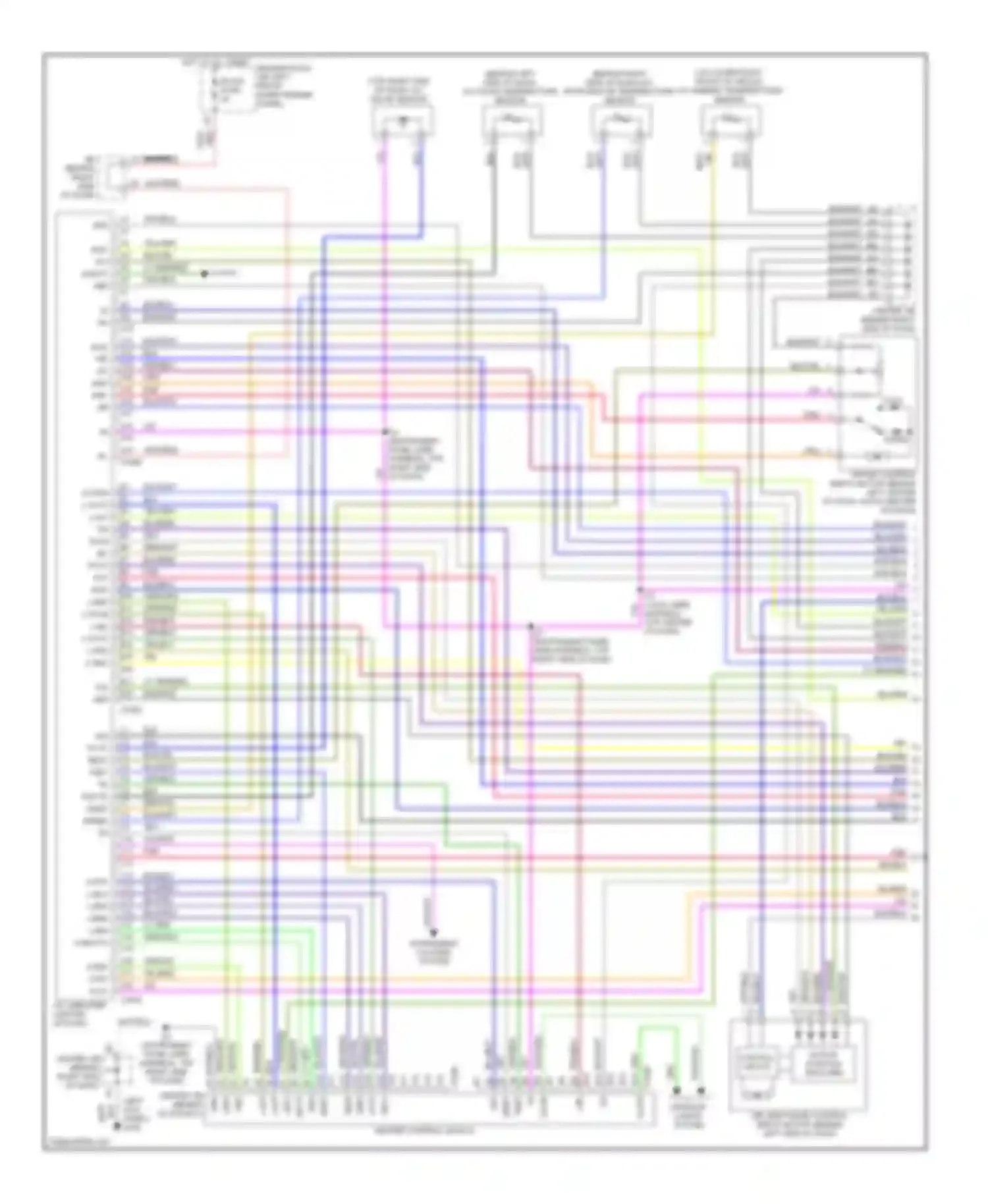 Avalon Toyota XX10 facelift (1997-2000): A/c circuit, auto a/c (1 of 2)