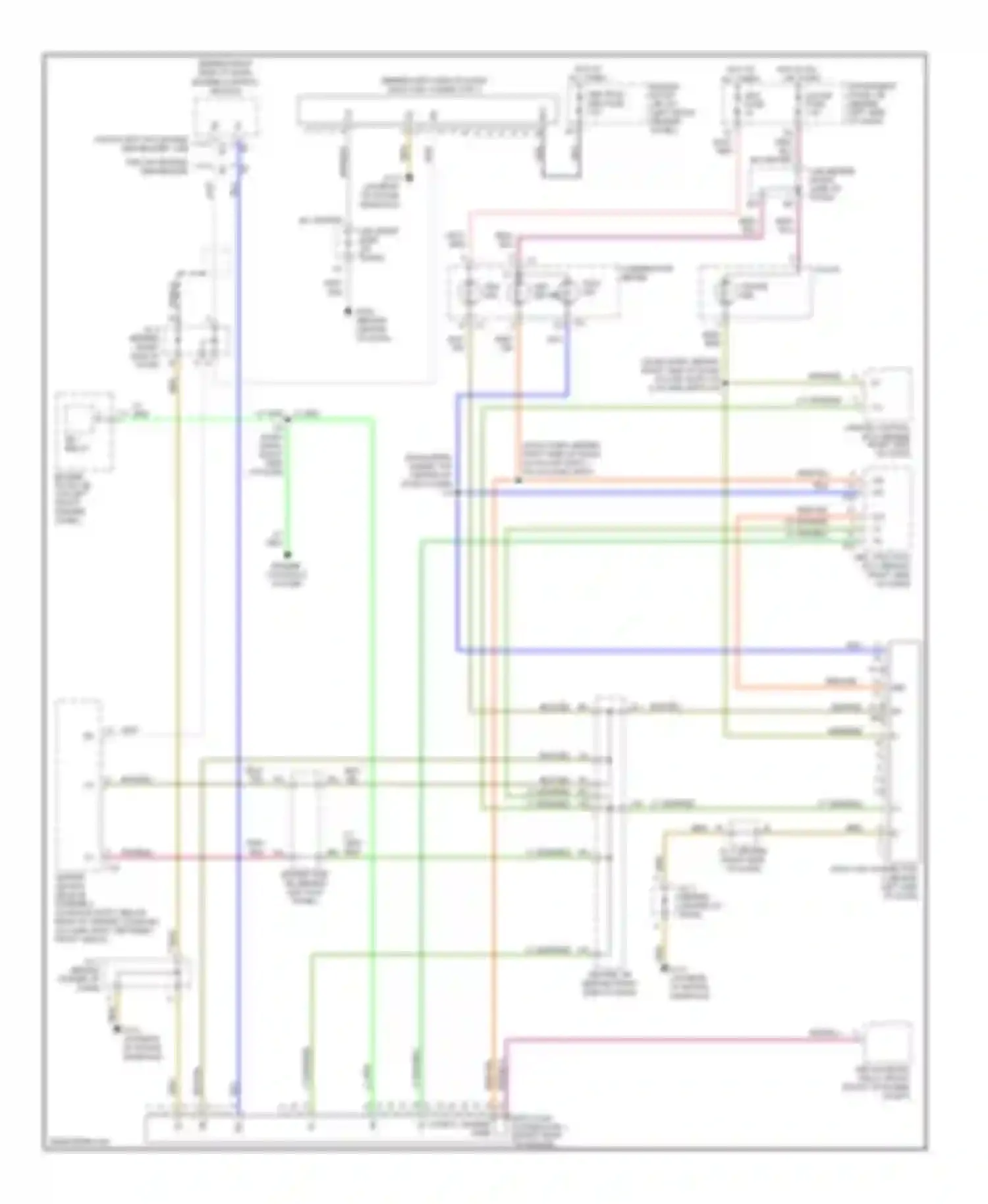 Avalon Toyota XX10 facelift (1997-2000): Computer data lines, with traction control