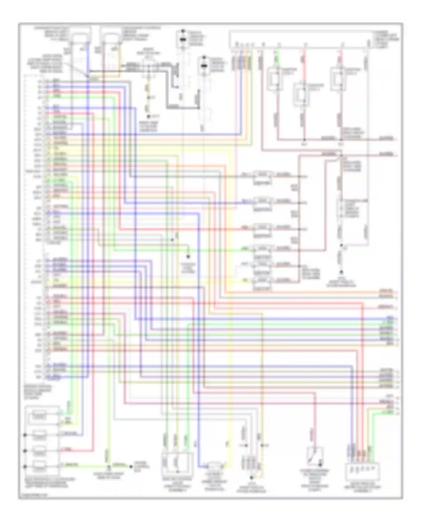 Avalon Toyota XX10 facelift (1997-2000): Wiring diagram engine performance 3.0ls, except california, with
immobilizer and/or traction contr (1 of 4)