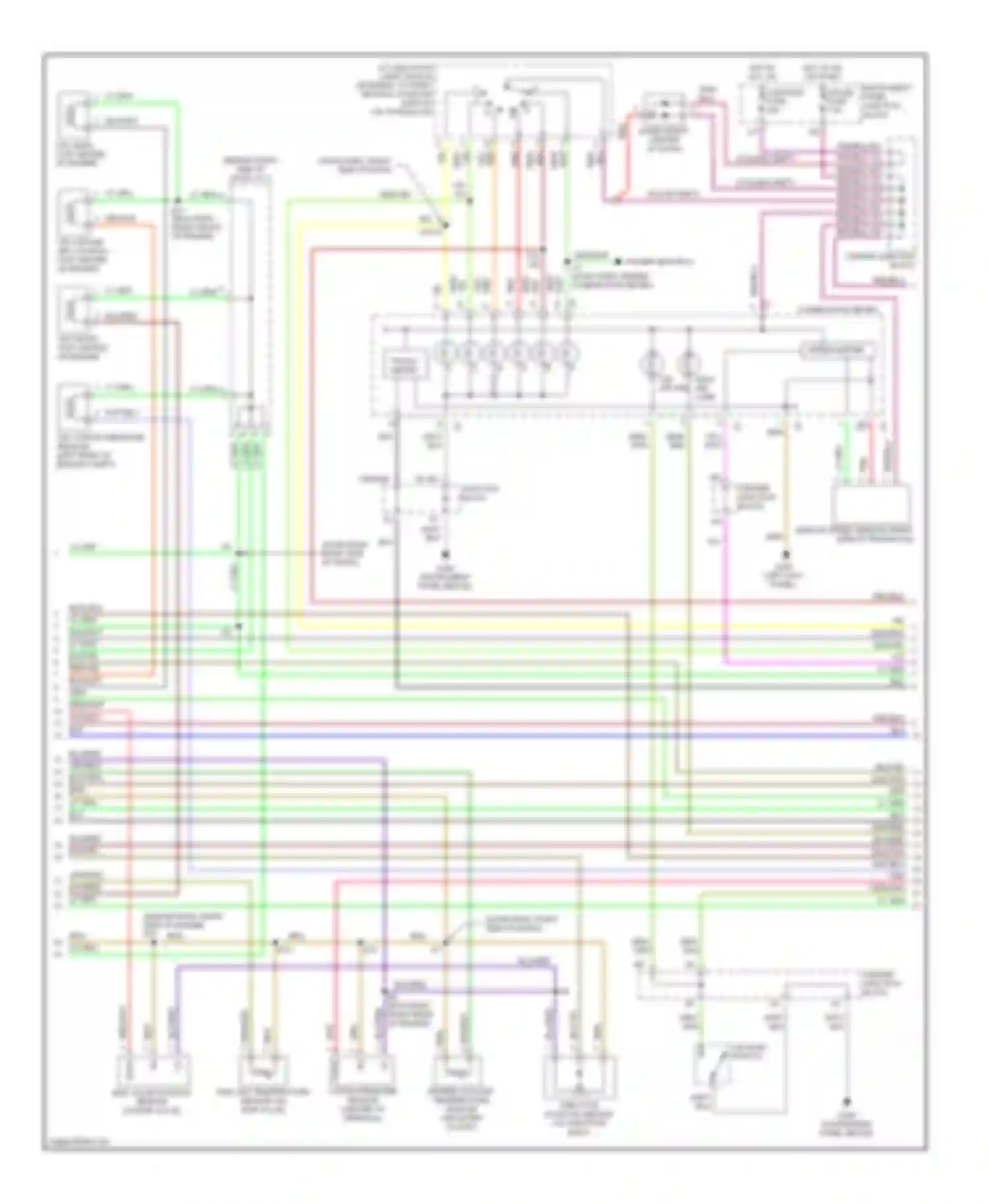 Avalon Toyota XX10 facelift (1997-2000): Wiring diagram engine performance 3.0ls, except california, with
immobilizer and/or traction contr (3 of 4)
