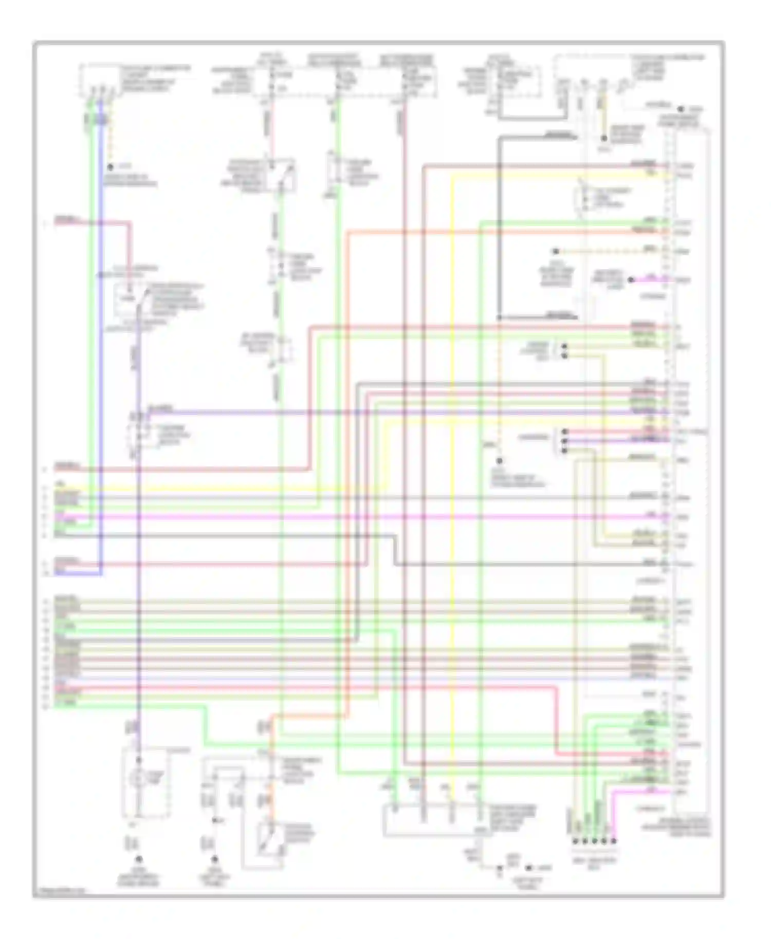 Avalon Toyota XX10 facelift (1997-2000): Wiring diagram engine performance 3.0ls, except california, with
immobilizer and/or traction contr (4 of 4)
