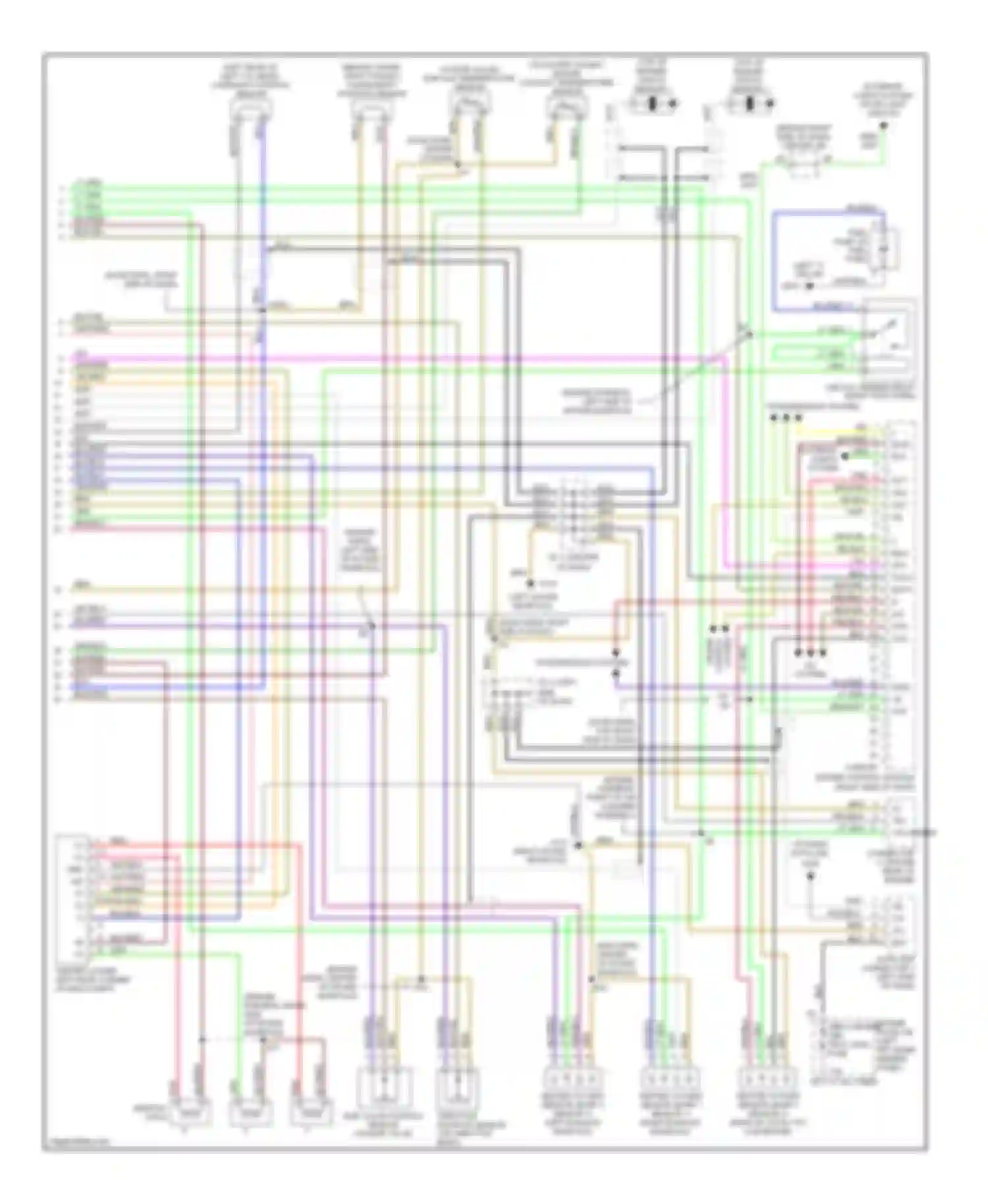 Avalon Toyota XX10 facelift (1997-2000): Wiring diagram engine performance 3.0ls, except california, without
immobilizer & traction control (3 of 3)
