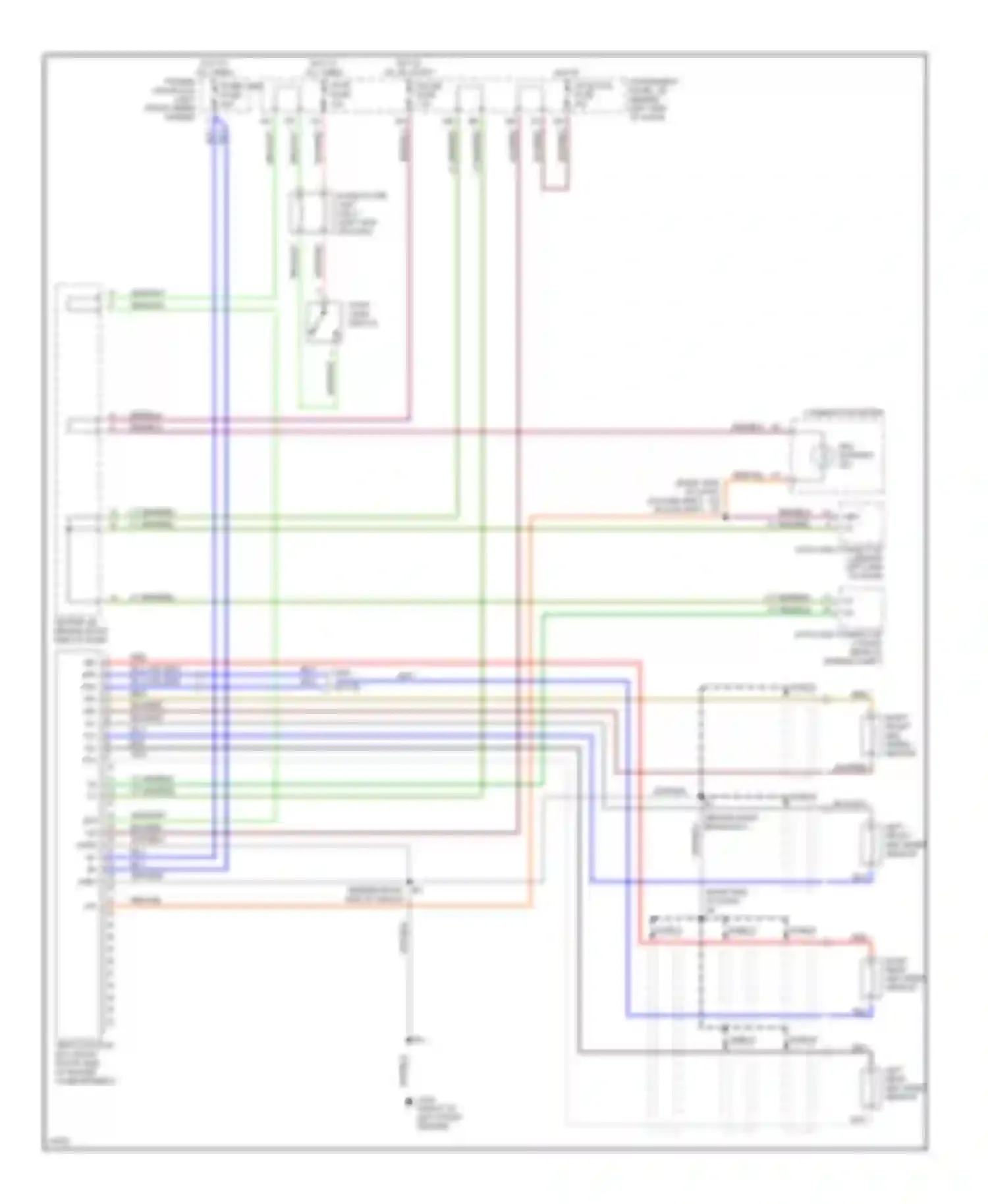 Wiring diagram combination meter for Toyota Avalon XX10 facelift (1997-2000) (1 of 12)