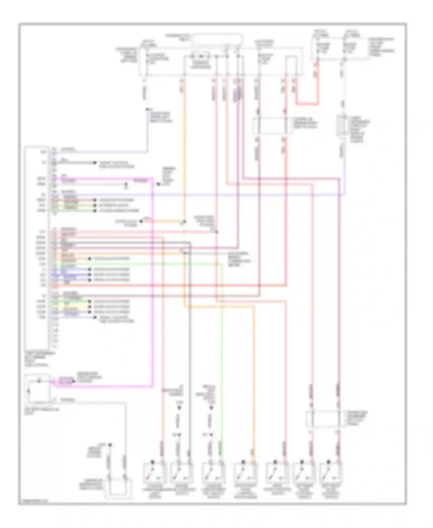 Wiring diagram door locks system door locks system door locks system for Toyota Avalon XX10 facelift (1997-2000) (1 of 1)