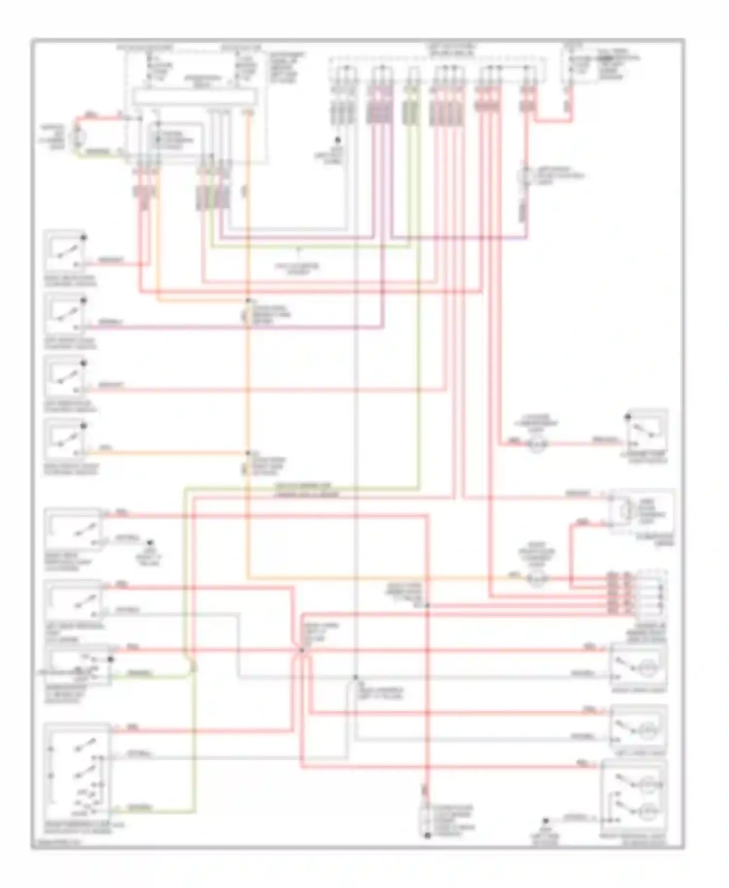 Wiring diagram integration relay for Toyota Avalon XX10 facelift (1997-2000) (1 of 8)