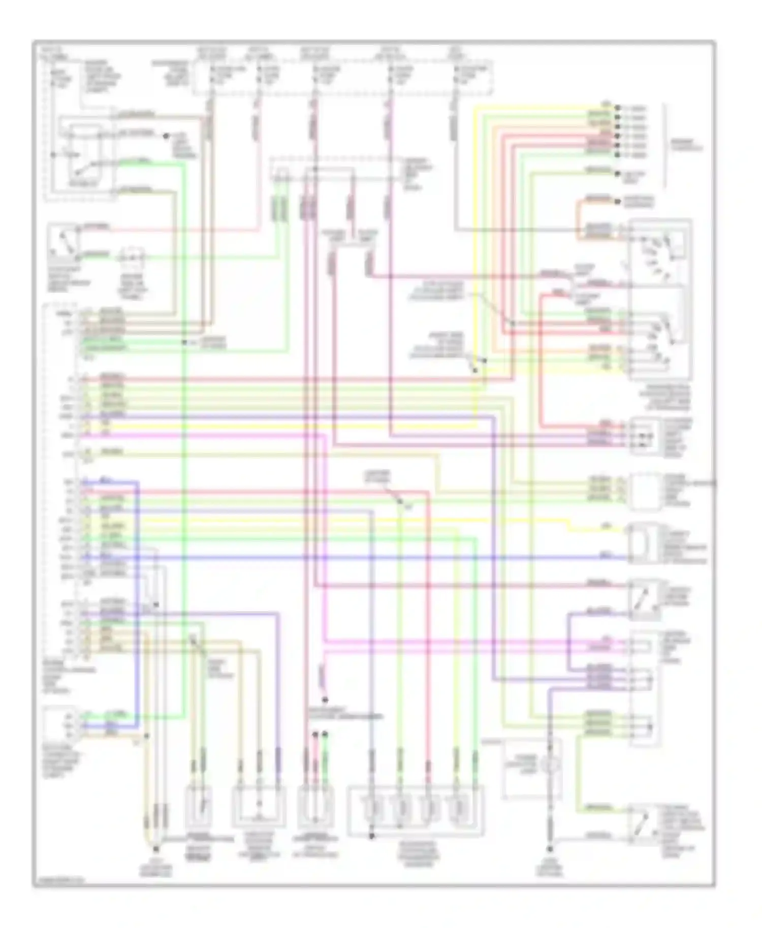 Wiring diagram l indic 2 indic d indic n indic r indic p indic for Toyota Avalon XX10 facelift (1997-2000) (1 of 3)
