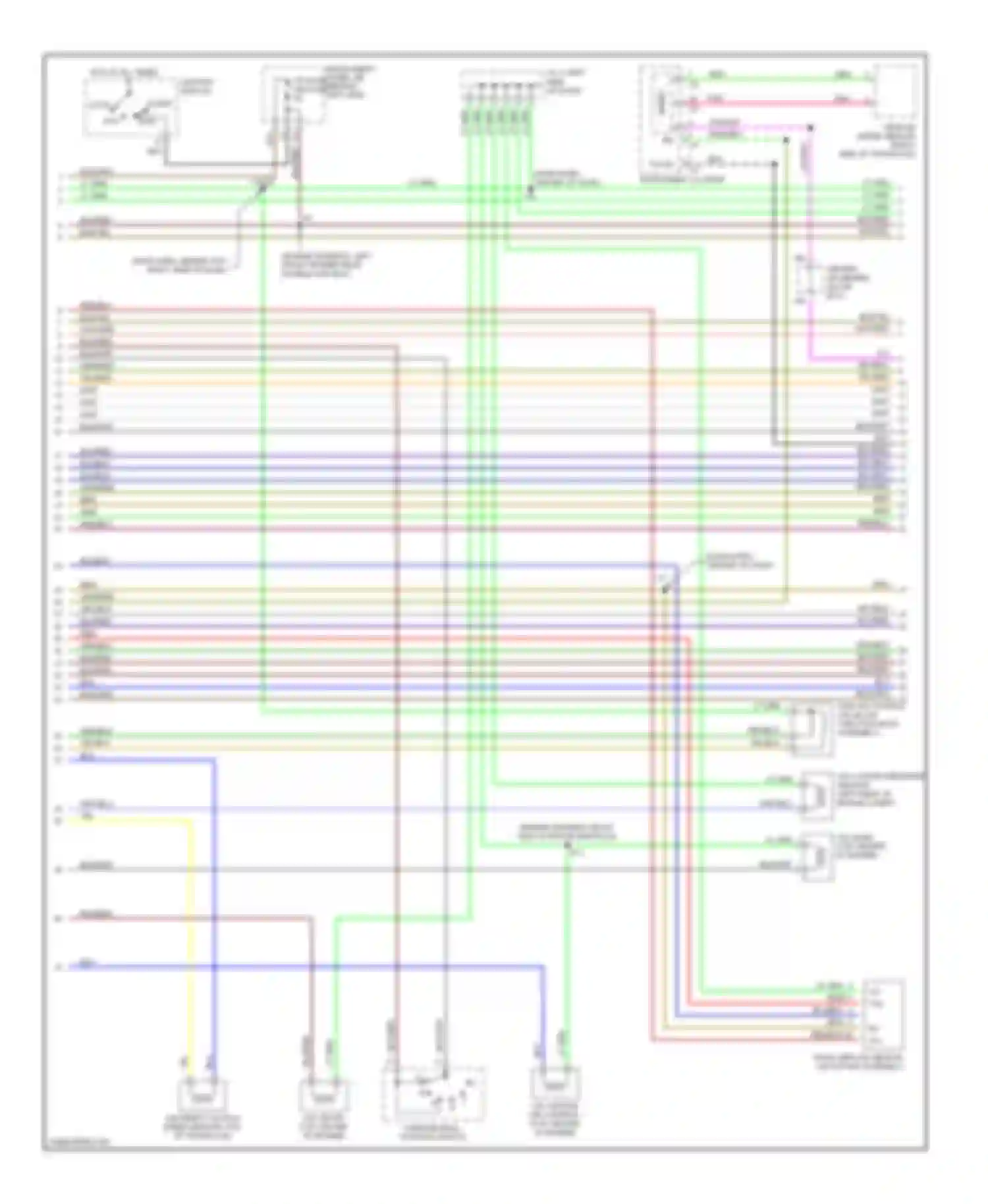Wiring diagram red for Toyota Avalon XX10 facelift (1997-2000) (20 of 48)