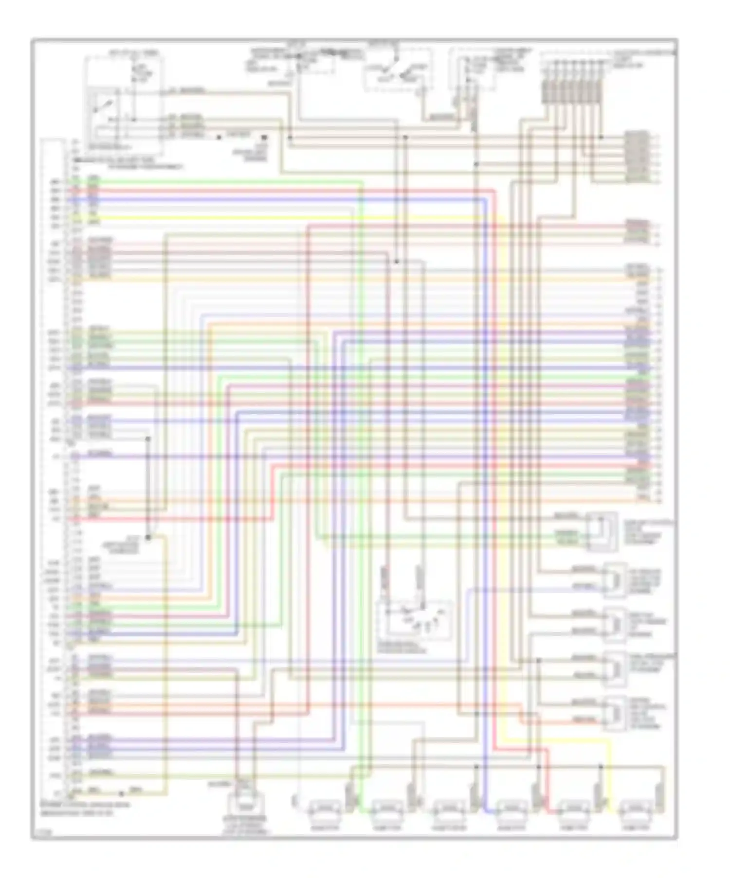 Avalon Toyota XX10 (1994-1997): Wiring diagram engine performance 3.0ls (1 of 2)