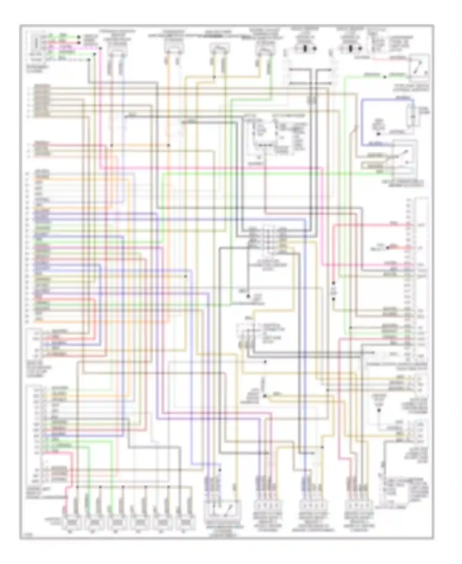 Avalon Toyota XX10 (1994-1997): Wiring diagram engine performance 3.0ls (2 of 2)