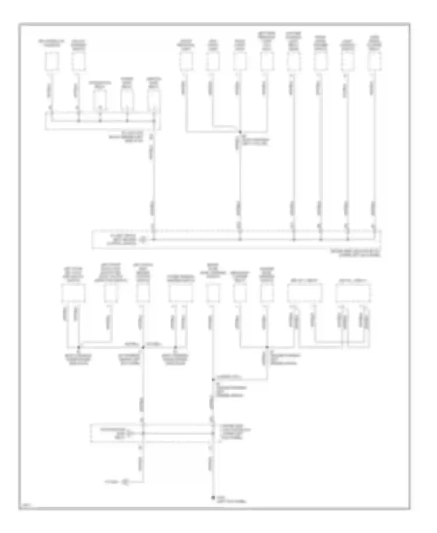 Avalon Toyota XX10 (1994-1997): Ground distribution circuit (2 of 4)