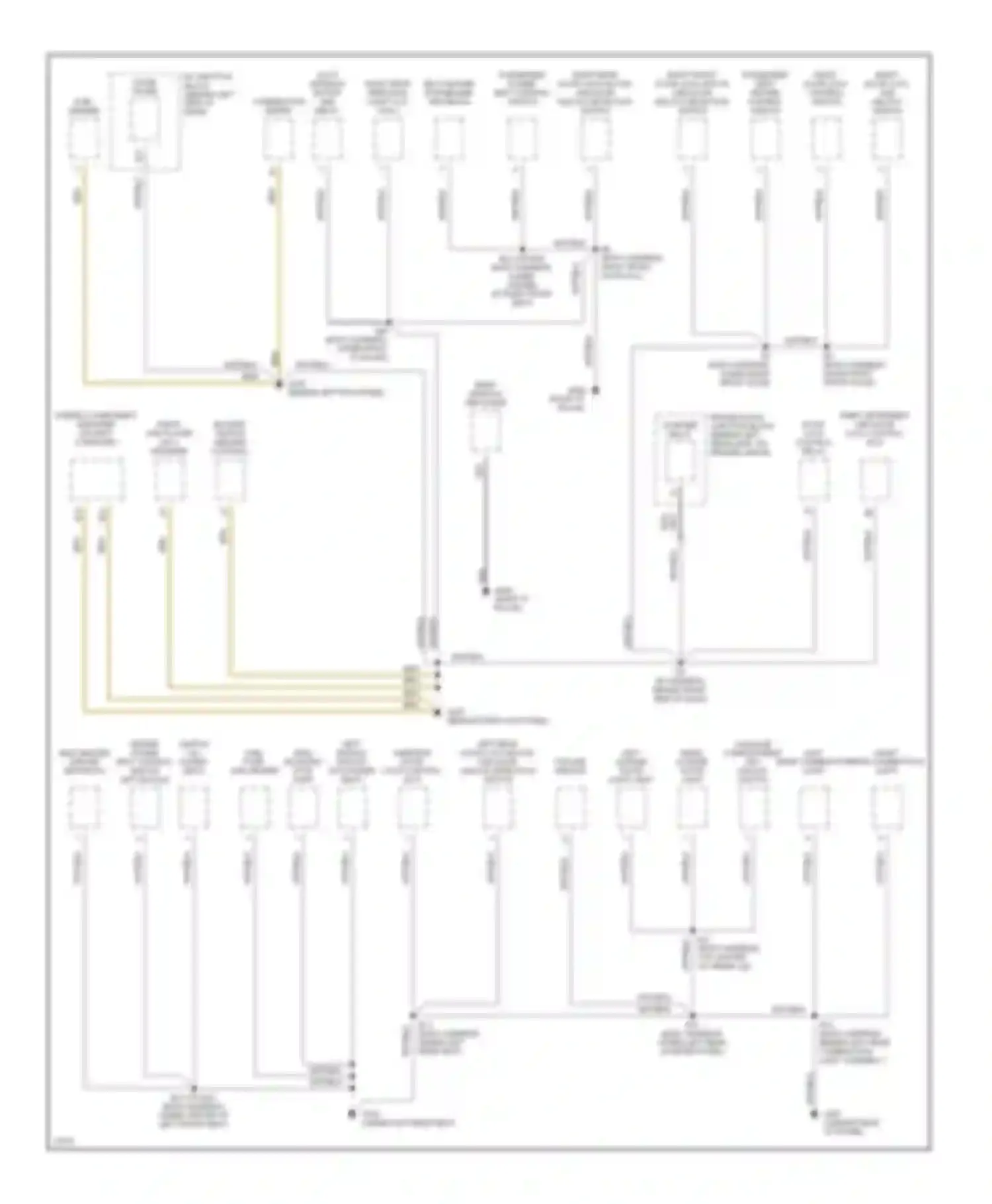 Avalon Toyota XX10 (1994-1997): Ground distribution circuit (4 of 4)
