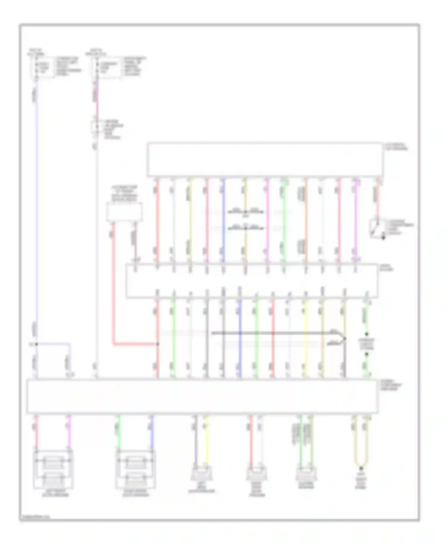 Avalon Toyota XX10 (1994-1997): Radio circuits, with amplifier