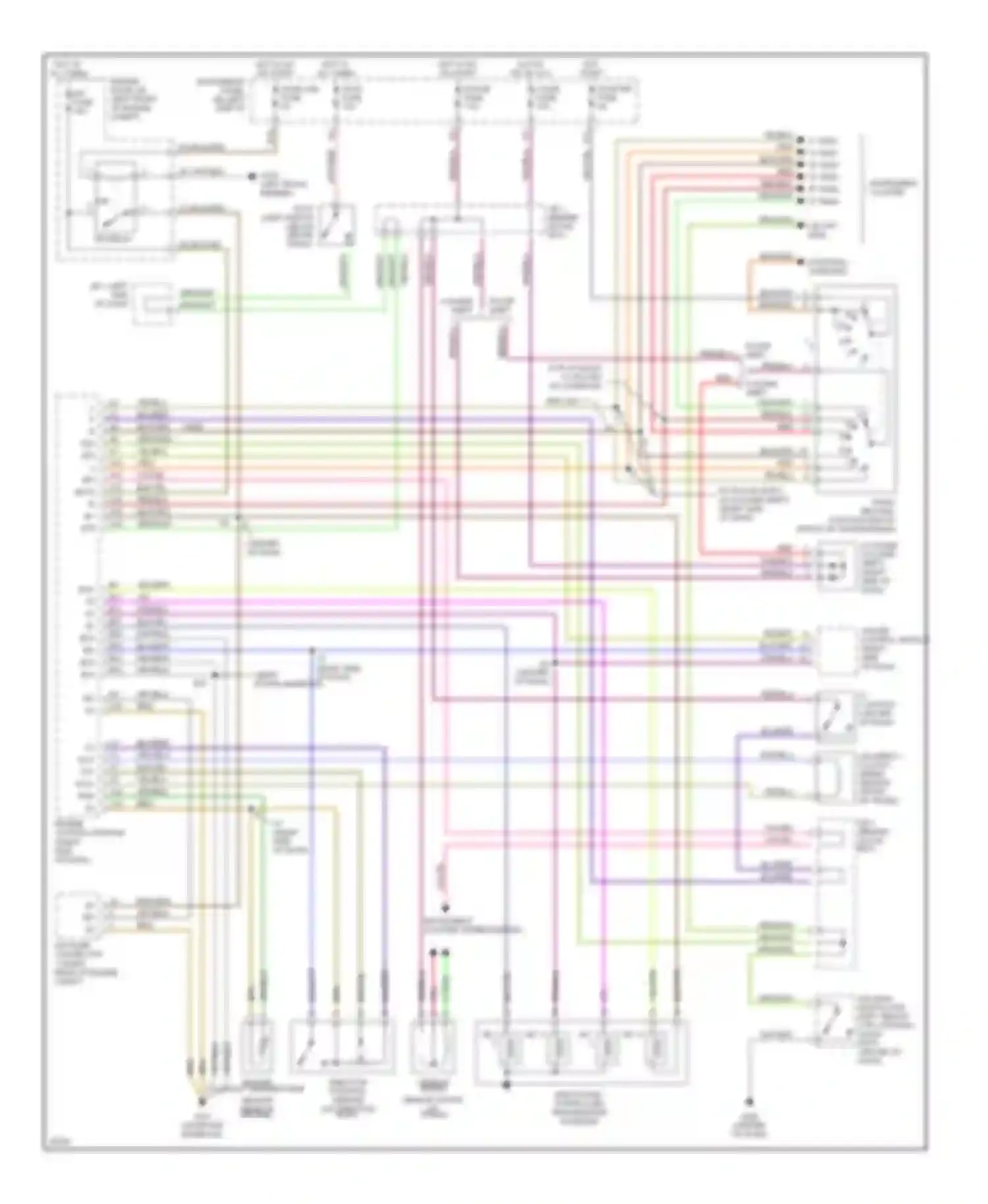 Avalon Toyota XX10 (1994-1997): Transmission circuit