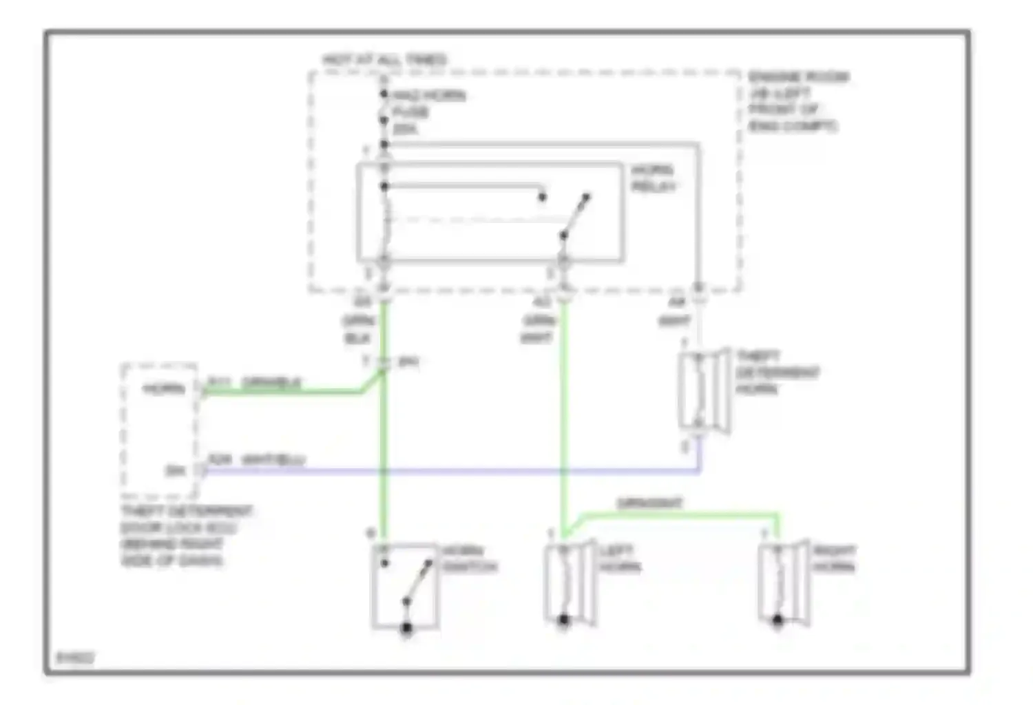 Wiring diagram blk for Toyota Avalon XX10 (1994-1997) (16 of 36)