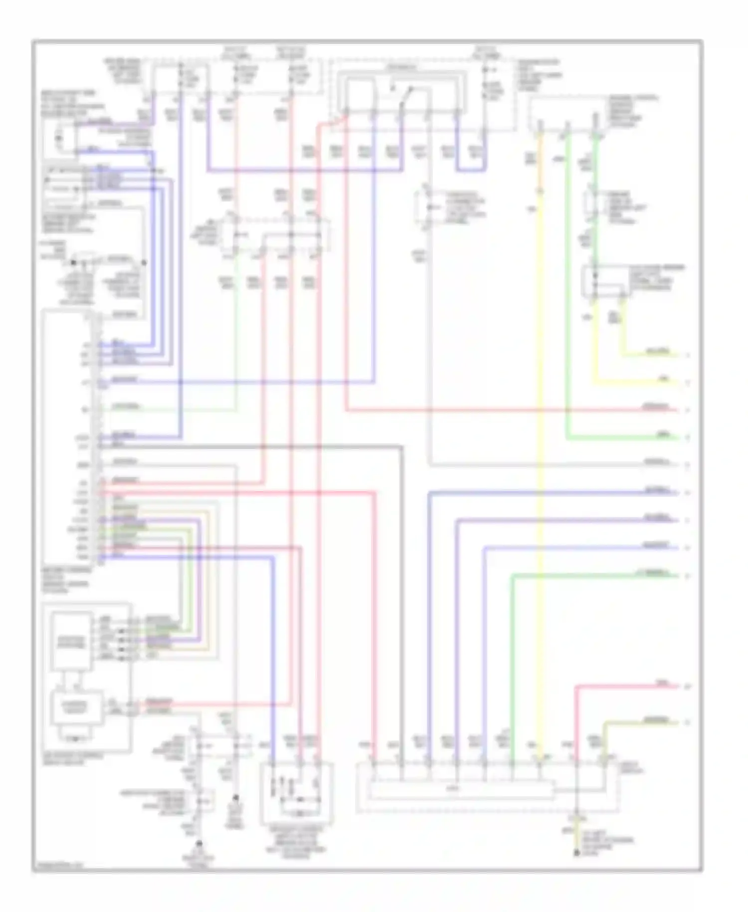 Avalon Toyota XX20 facelift (2002-2005): Manual a/c circuit (1 of 2)