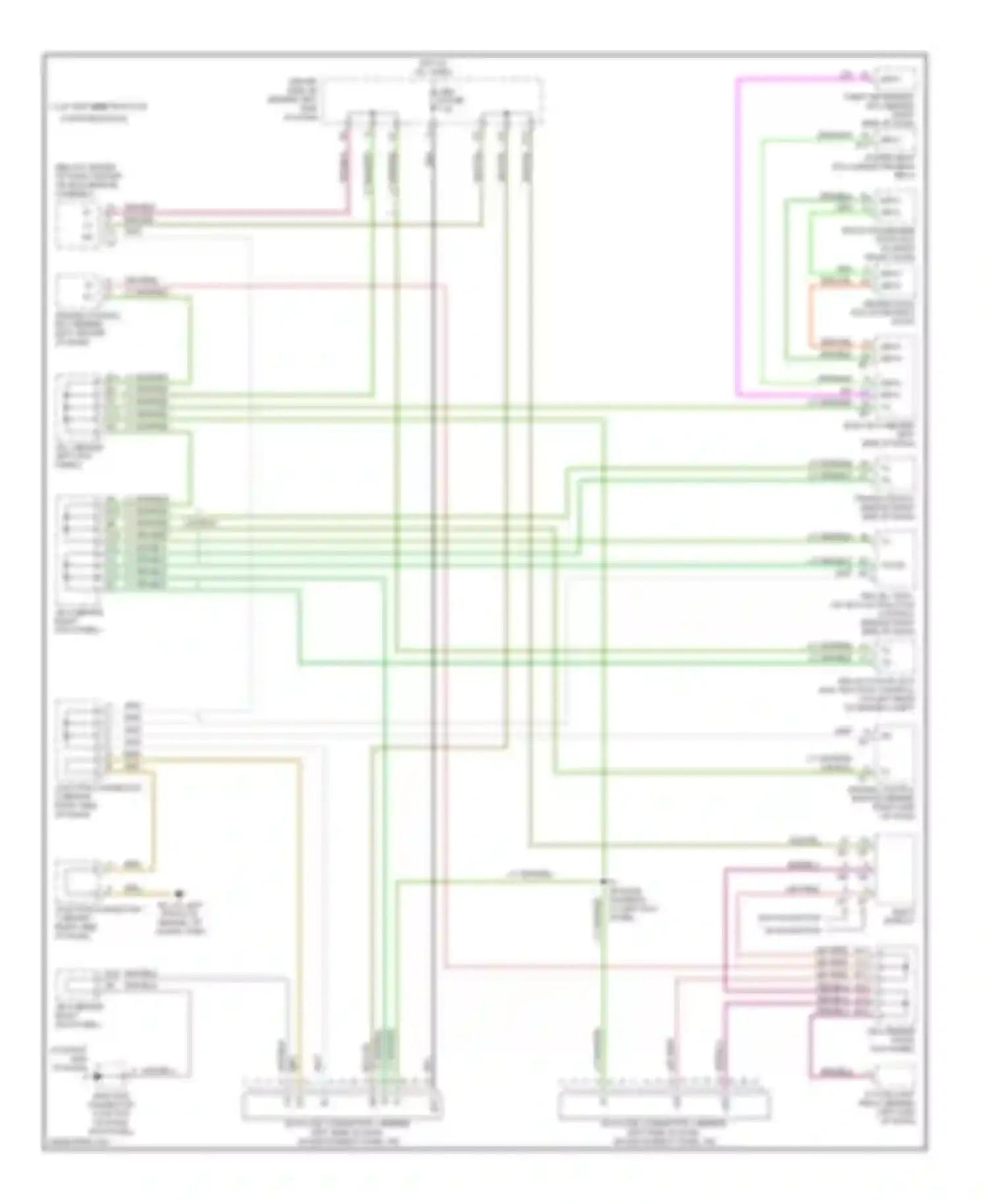 Avalon Toyota XX20 facelift (2002-2005): Computer data lines circuit