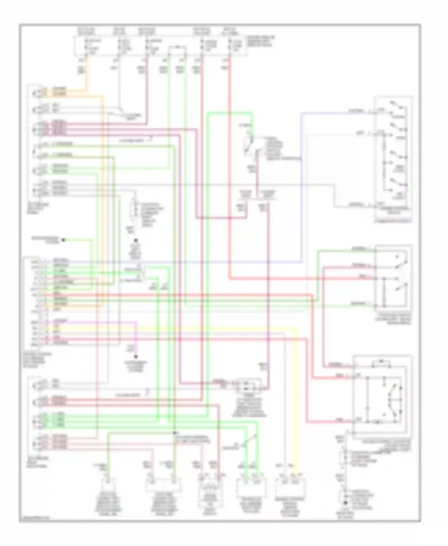 Avalon Toyota XX20 facelift (2002-2005): Cruise control circuit